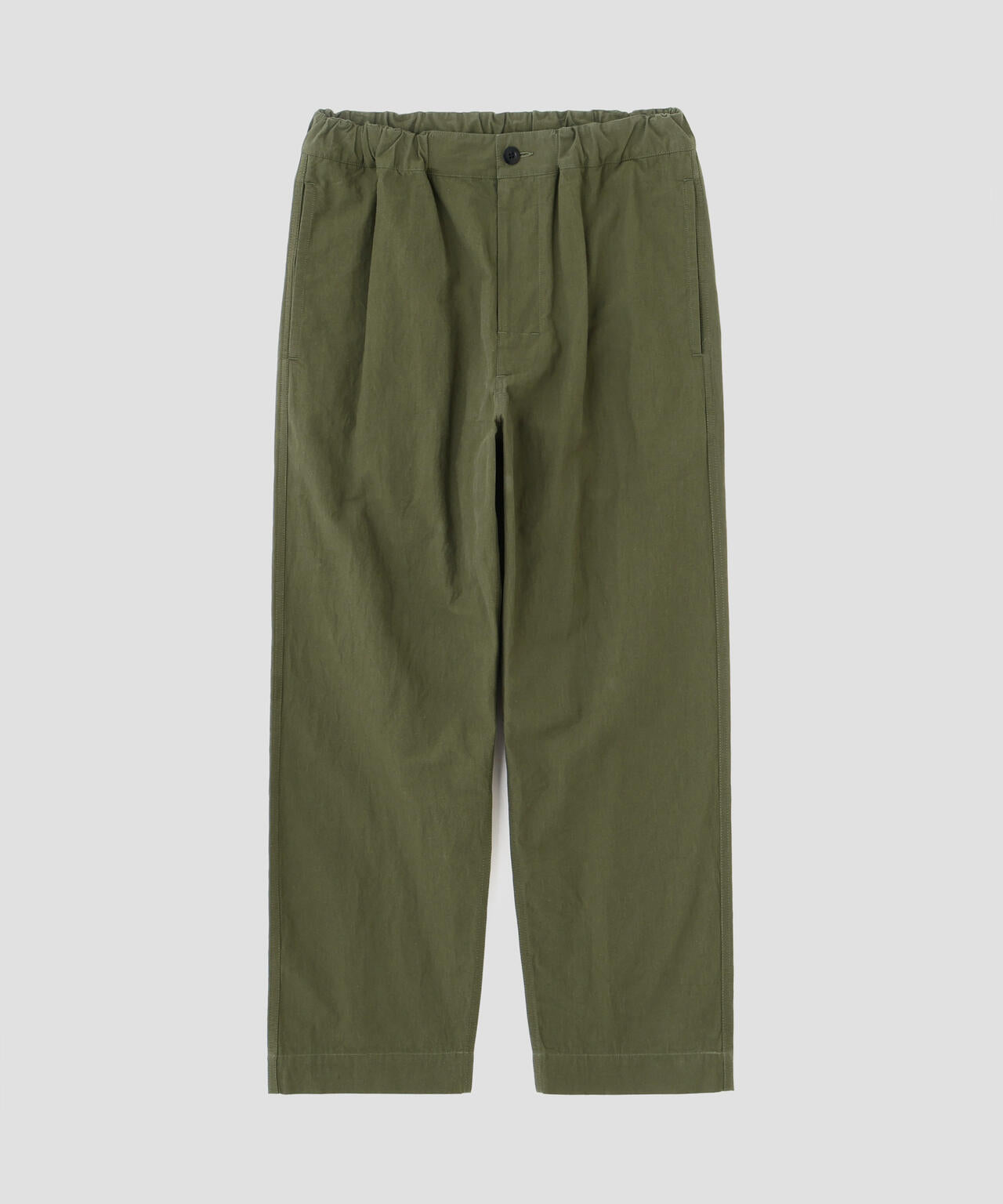 CRISP COTTON CHAMBRAY TROUSERS