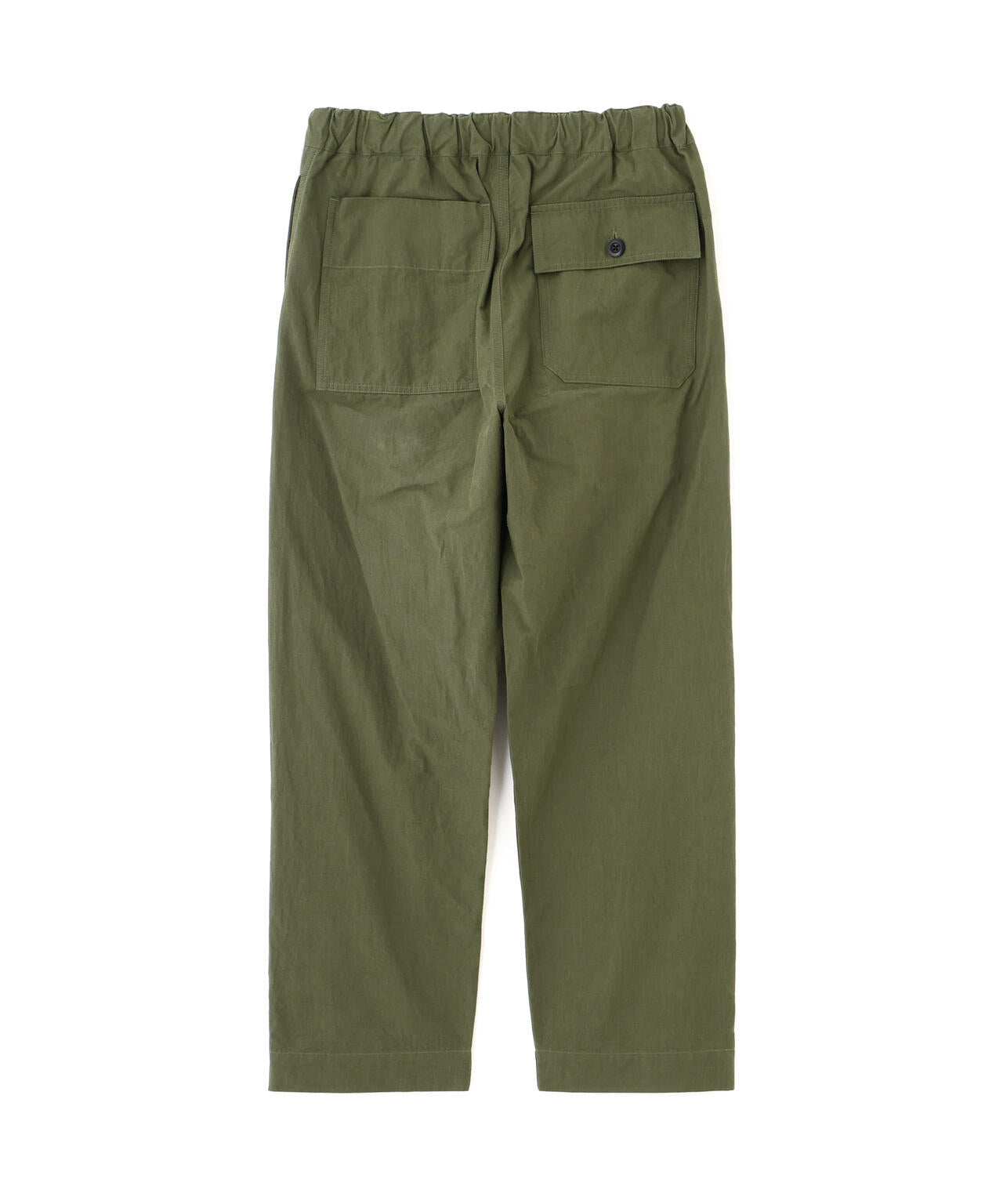 CRISP COTTON CHAMBRAY TROUSERS