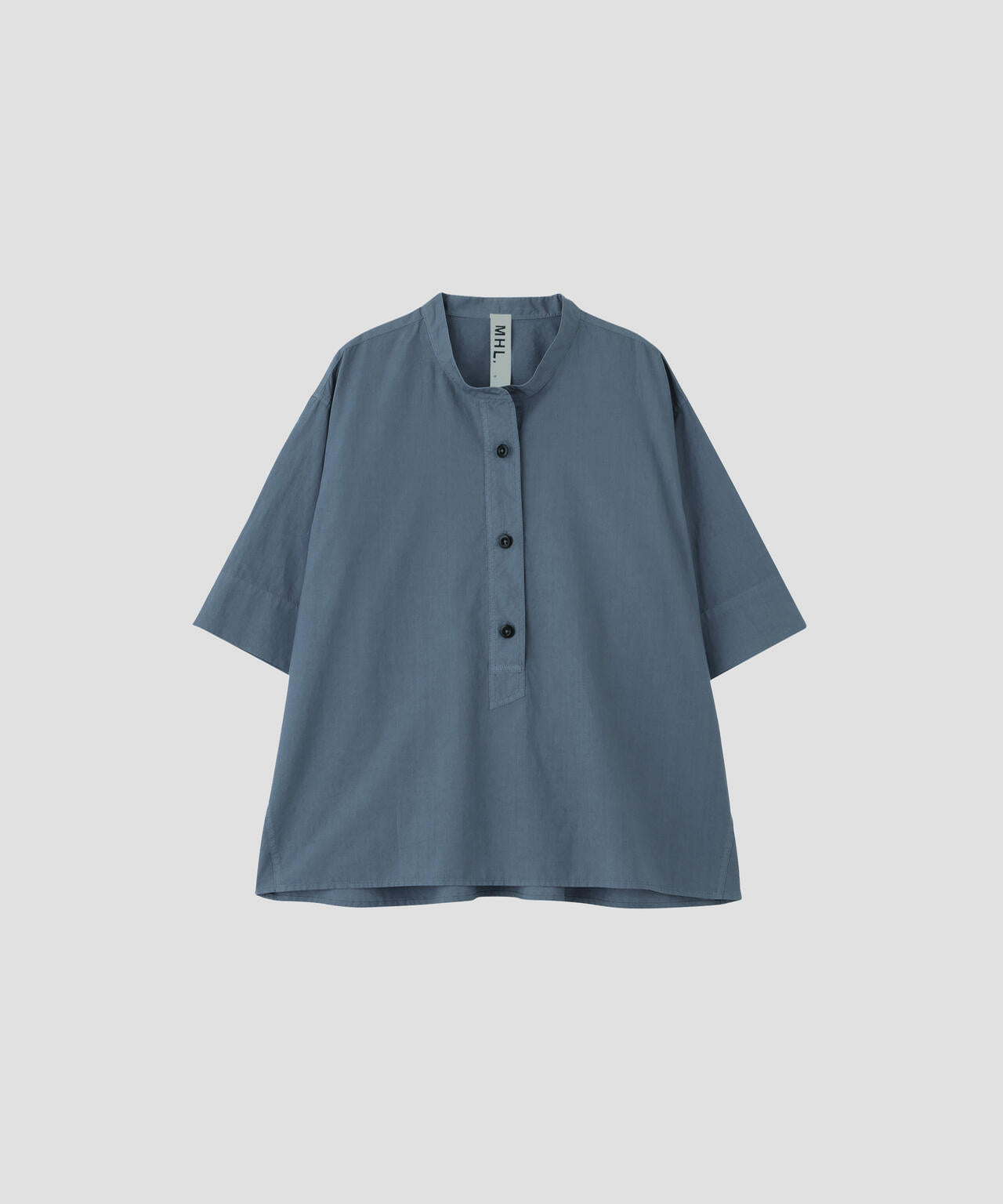 COTTON RAMIE POPLIN SHIRT