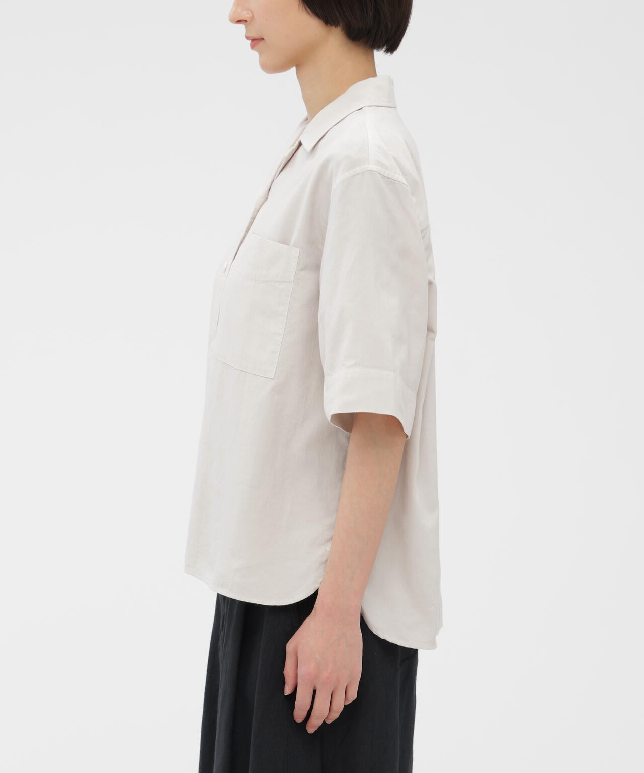 GARMENT DYED FINE COTTON OXFORD SHIRT
