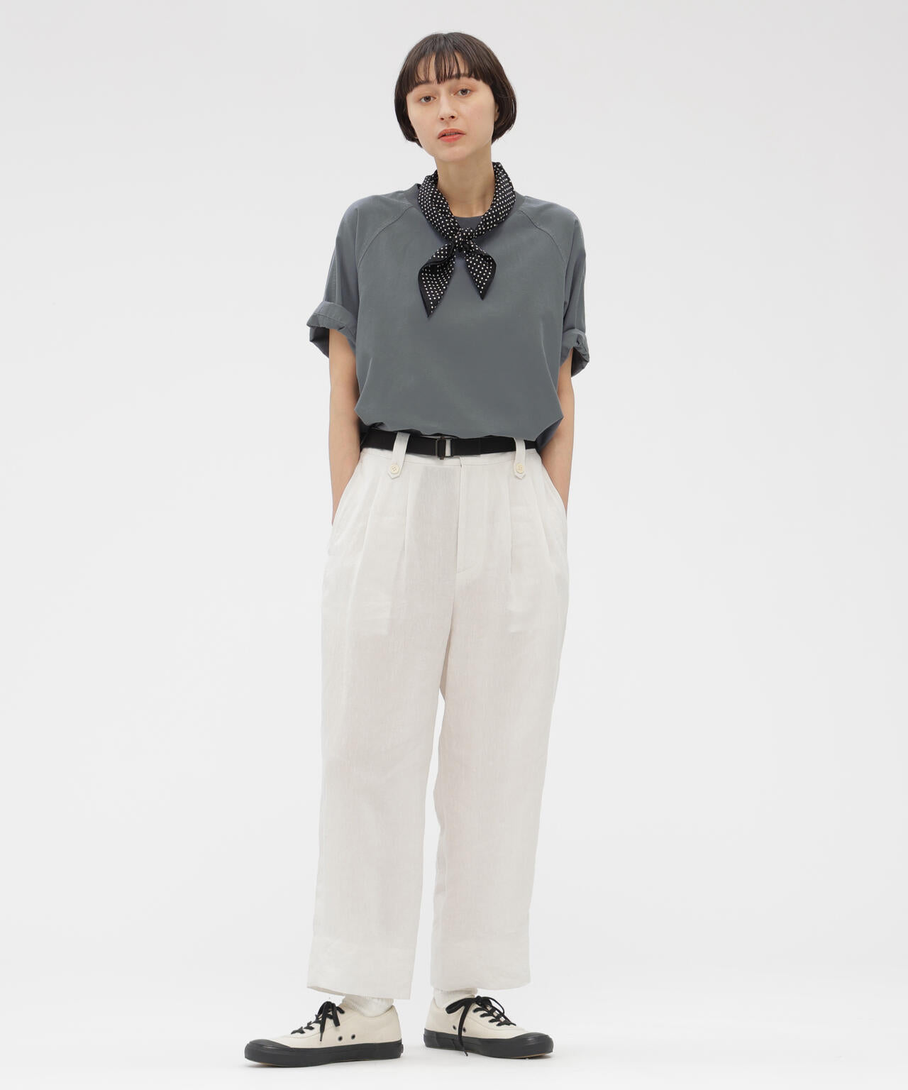 WASHED OUT COTTON LINEN SHIRT