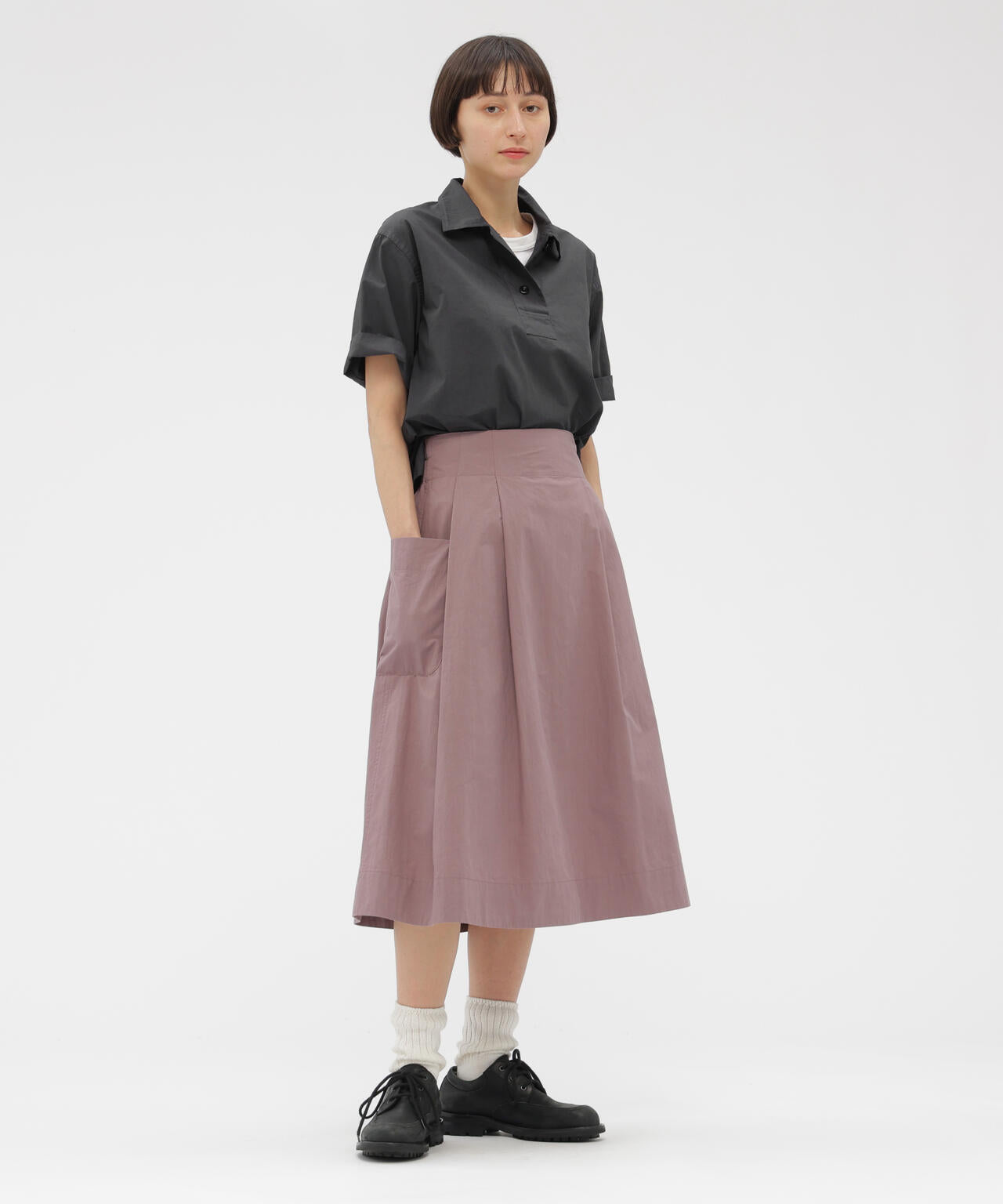 COMPACT COTTON POPLIN SHIRT