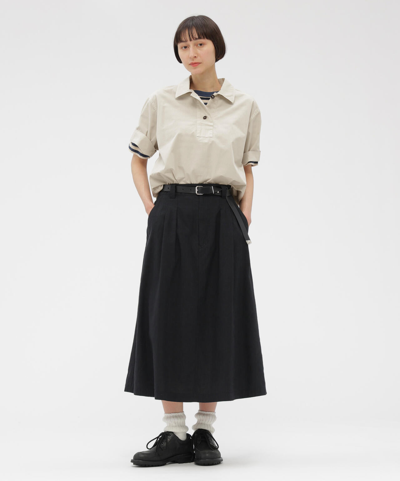 COMPACT COTTON POPLIN SHIRT