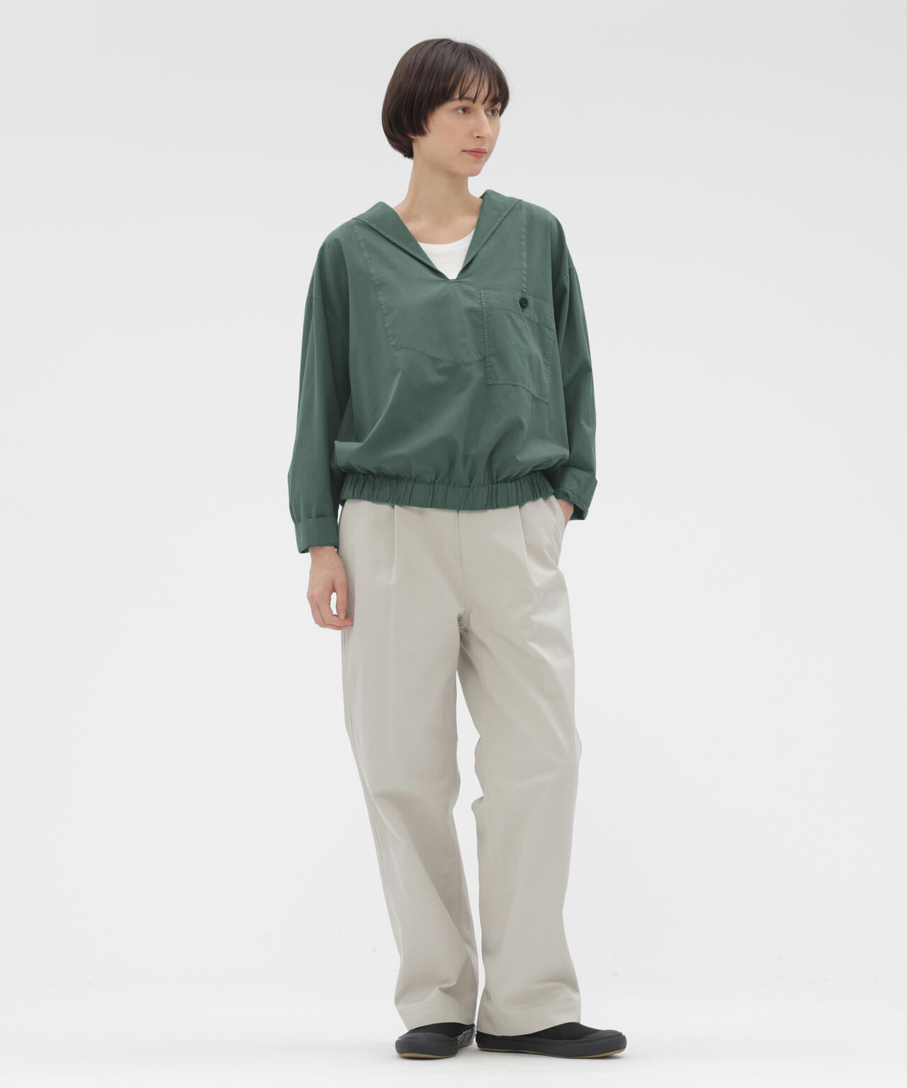 GARMENT DYE COTTON SHIRTING SHIRT
