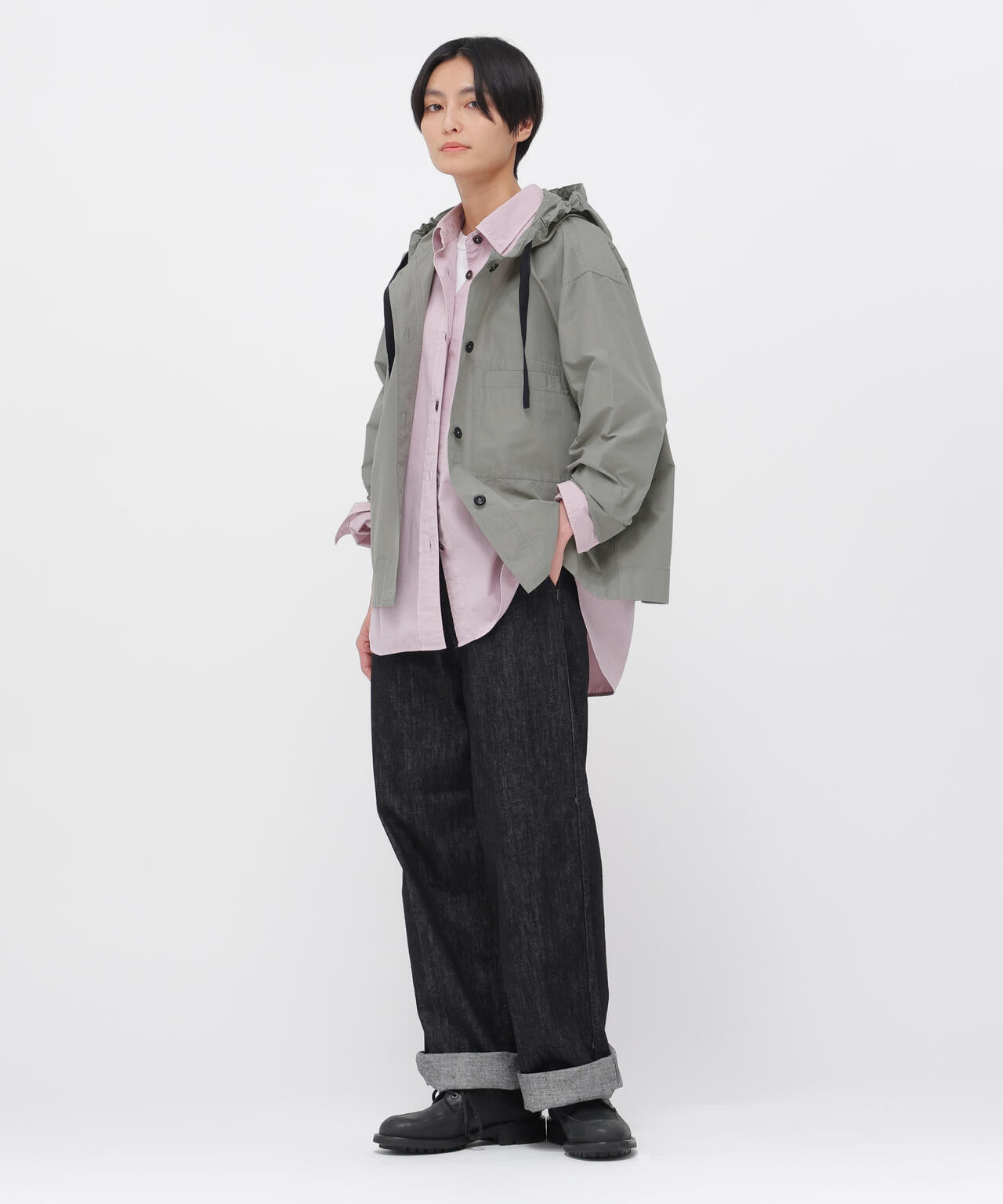 PAPER COTTON NYLON SHIRT