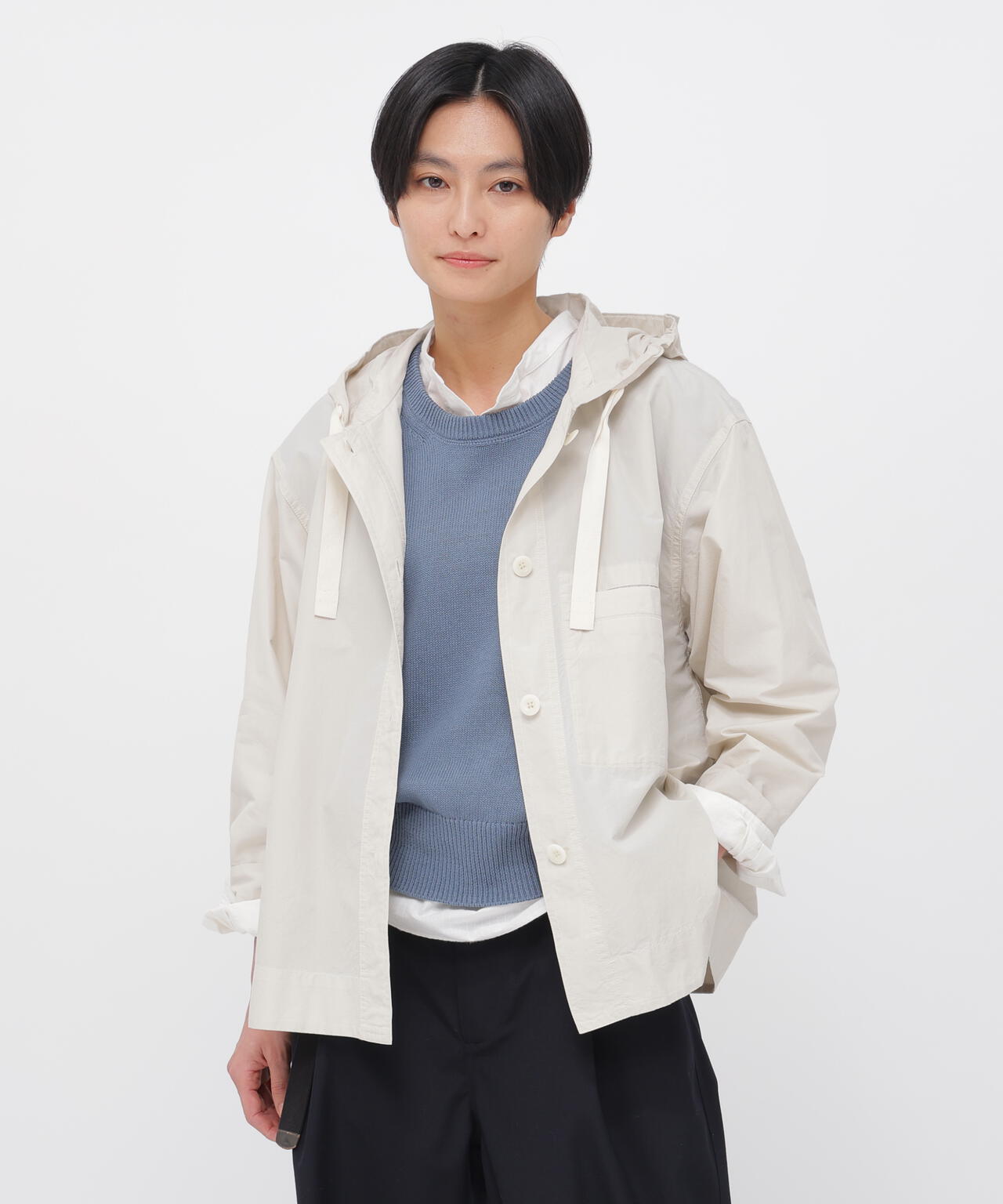 PAPER COTTON NYLON SHIRT