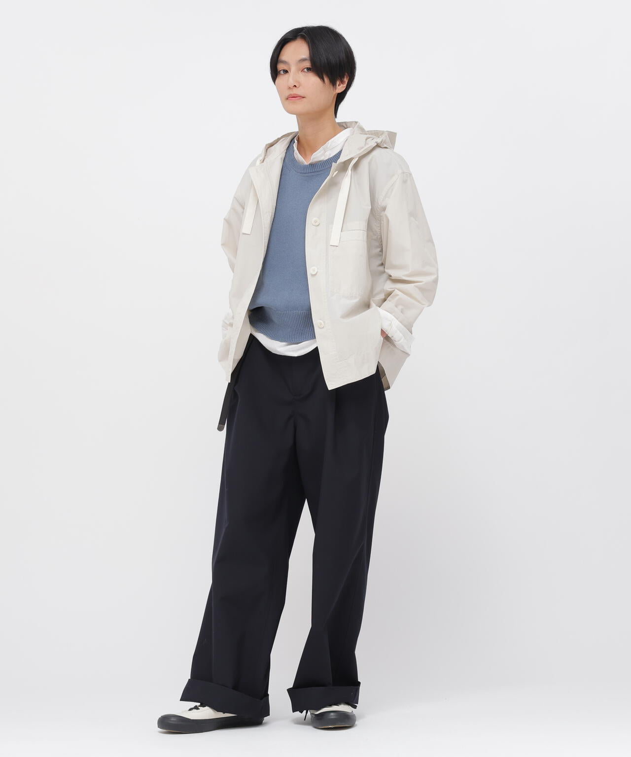 PAPER COTTON NYLON SHIRT