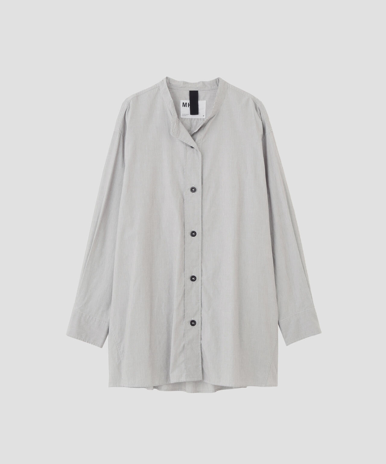 WORN COTTON HAIRLINE STRIPE SHIRT