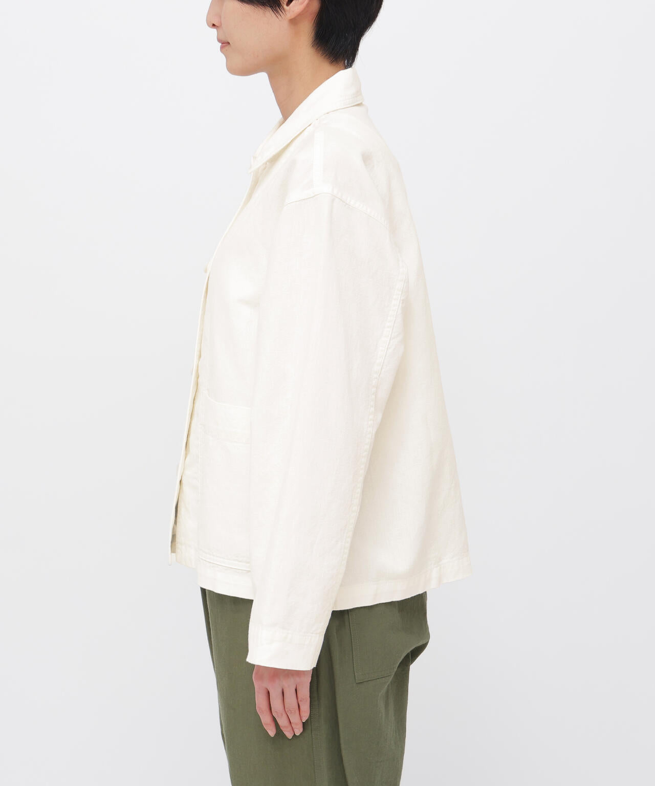 COTTON HEMP OXFORD SHIRT