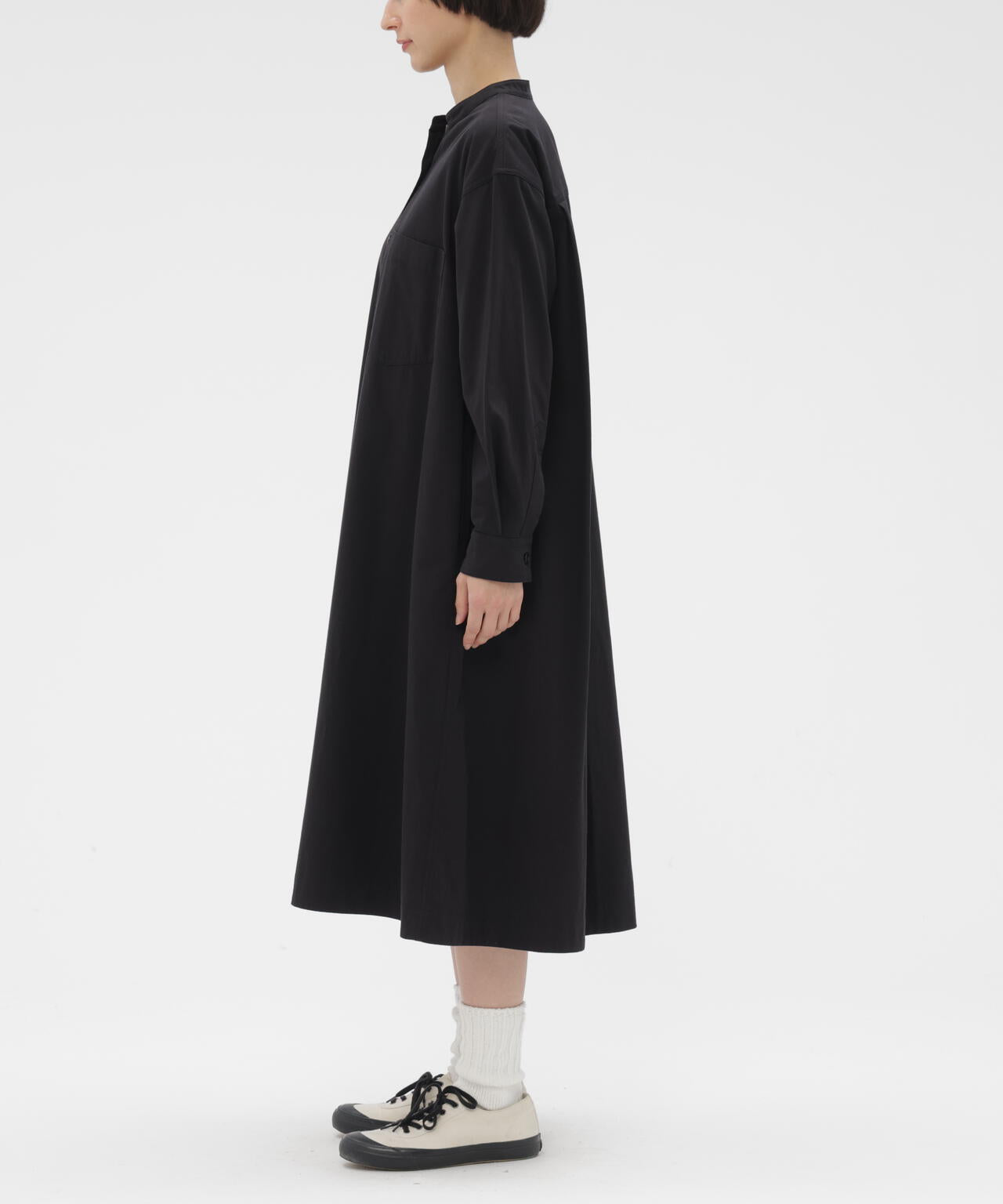 BRUSHED SOFT COTTON TWILL DRESS