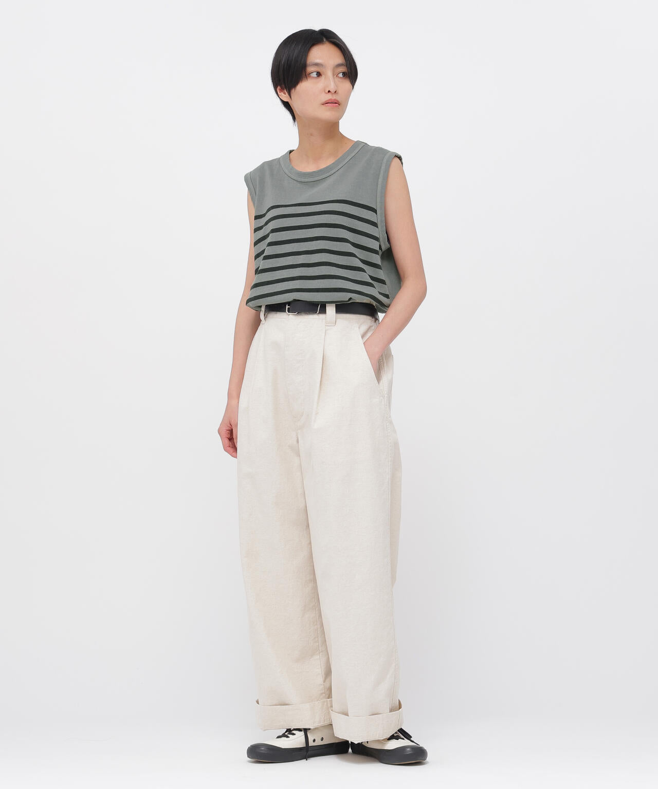 BELGIAN LINEN COTTON JERSEY TOP