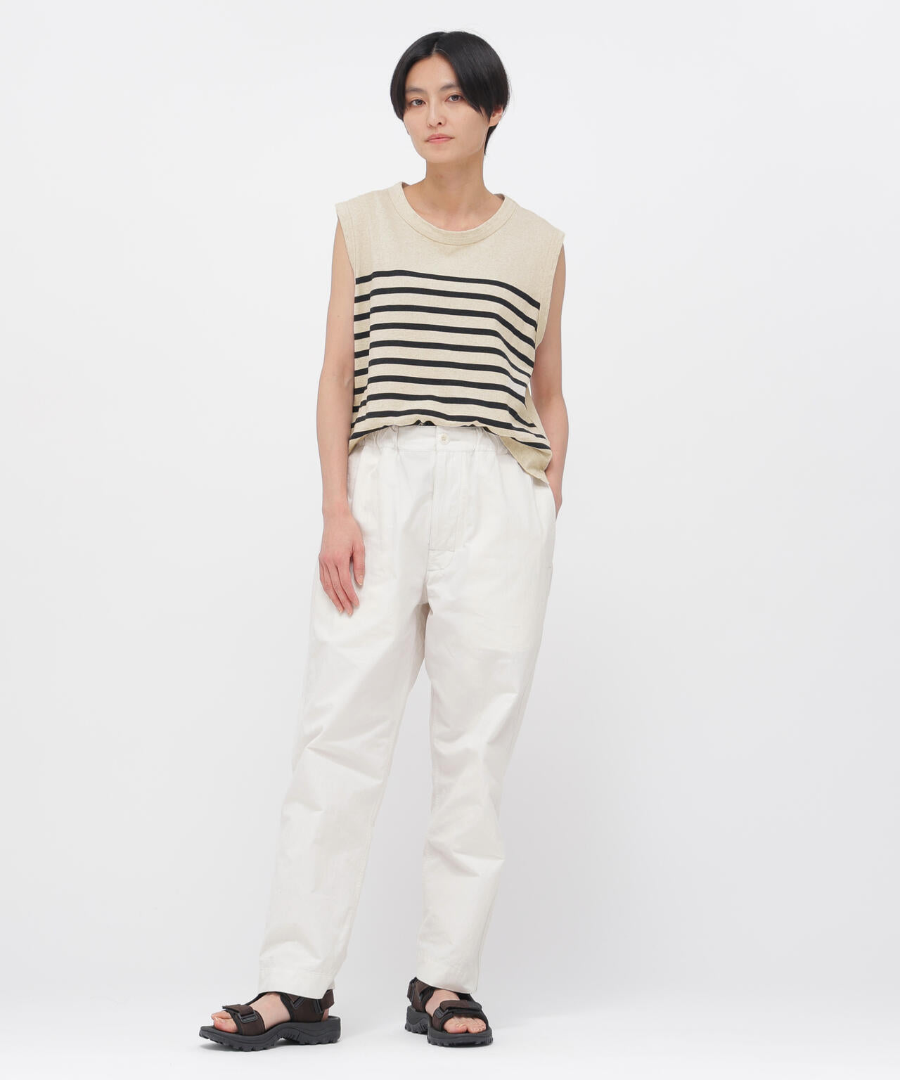BELGIAN LINEN COTTON JERSEY TOP