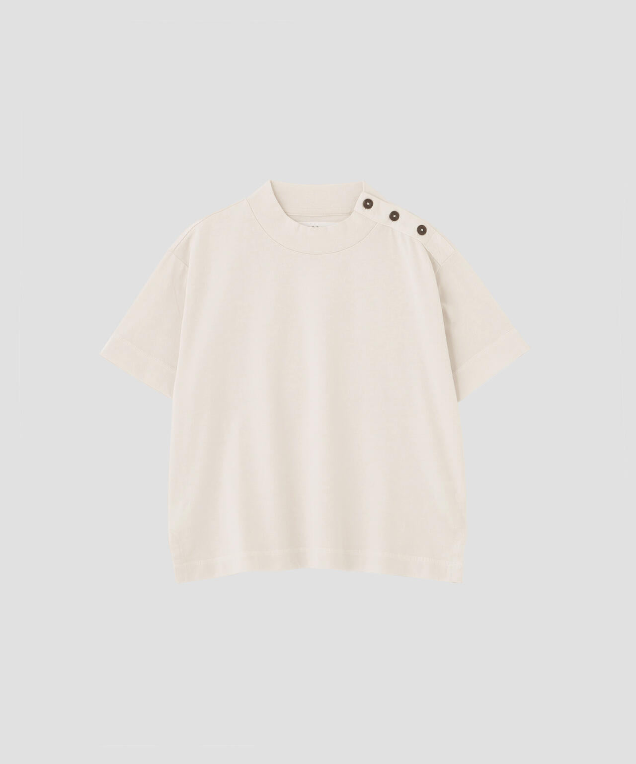 GARMENT DYED TOUGH COTTON LINEN JERSEY TOP