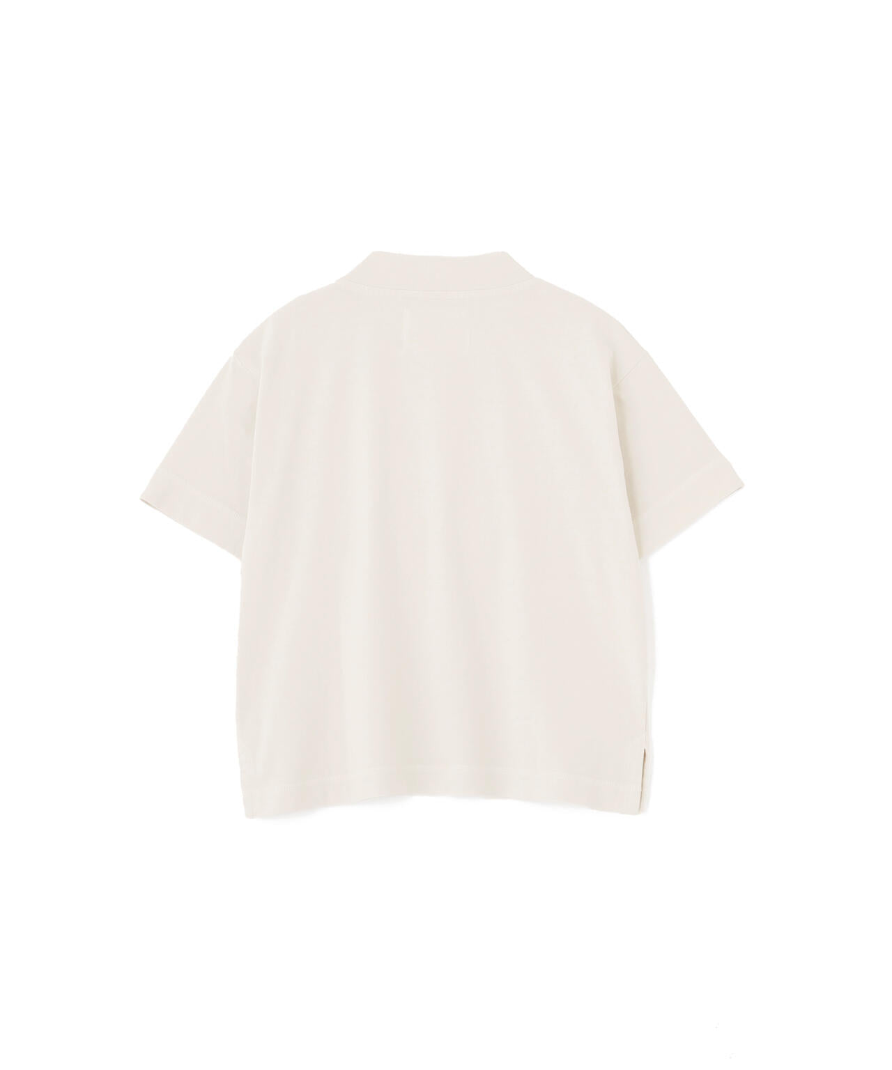 GARMENT DYED TOUGH COTTON LINEN JERSEY TOP