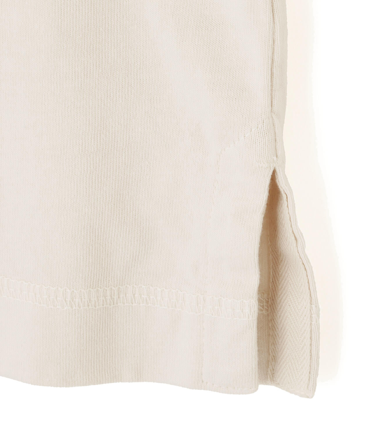 GARMENT DYED TOUGH COTTON LINEN JERSEY TOP