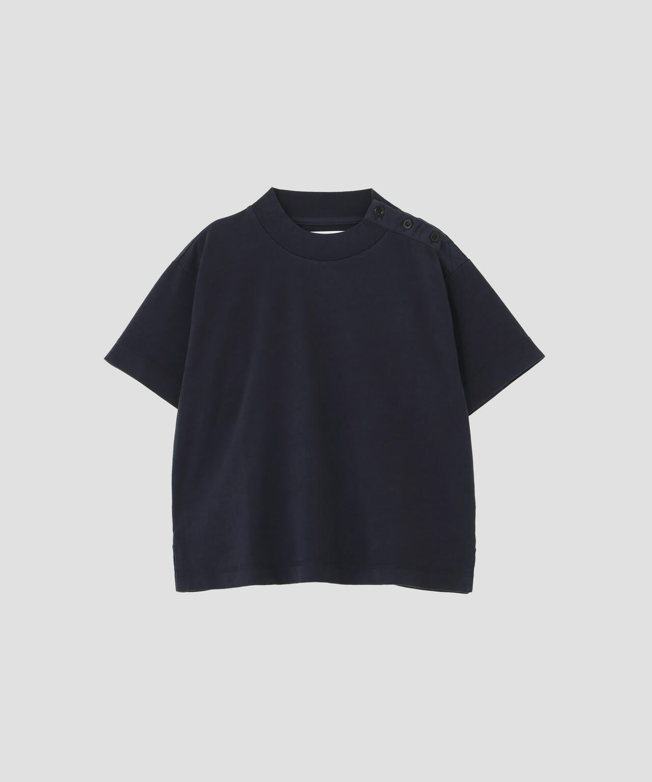GARMENT DYED TOUGH COTTON LINEN JERSEY TOP