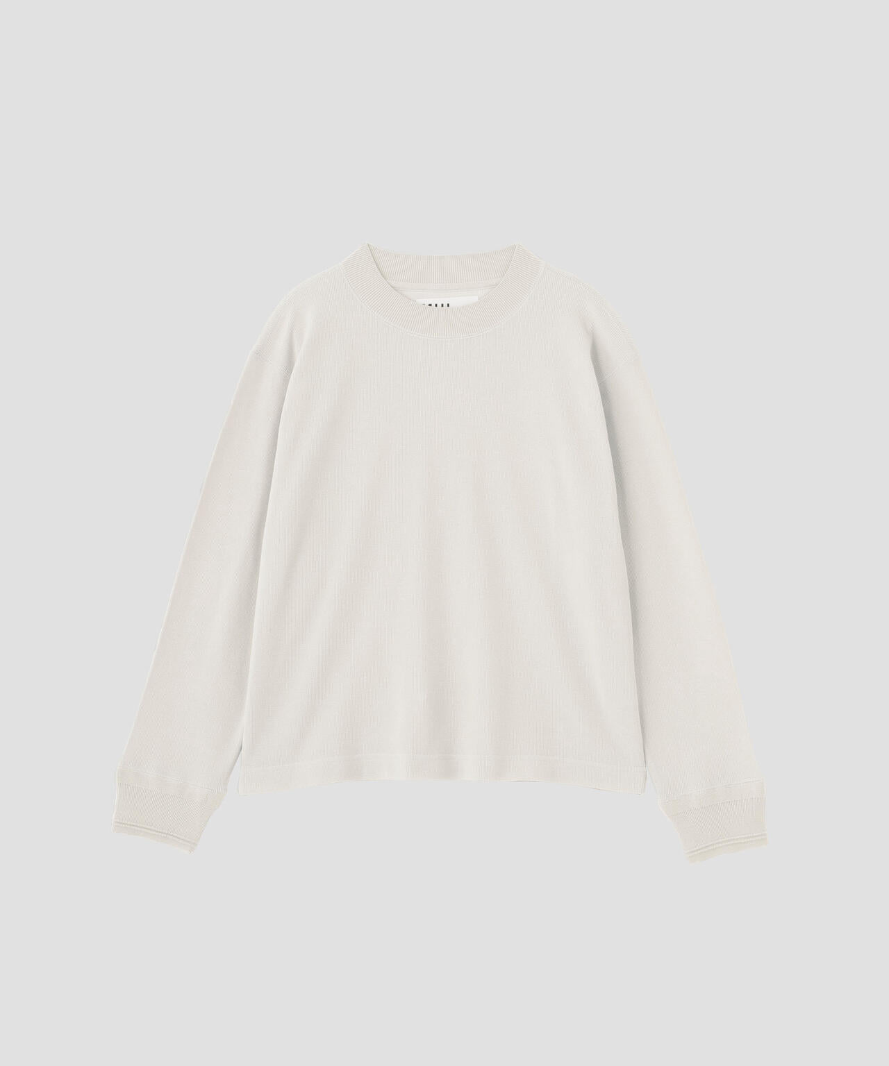 FINE COTTON RIB JERSEY TOP