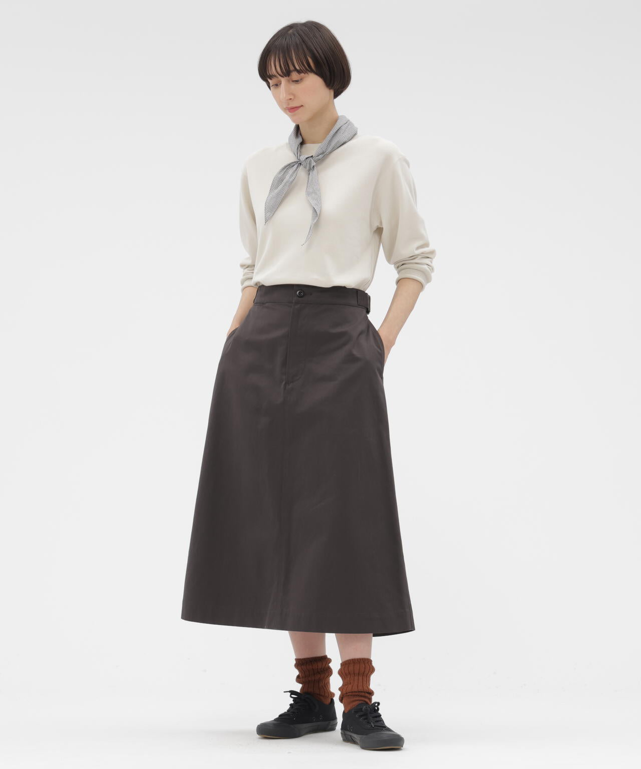 FINE COTTON RIB JERSEY TOP