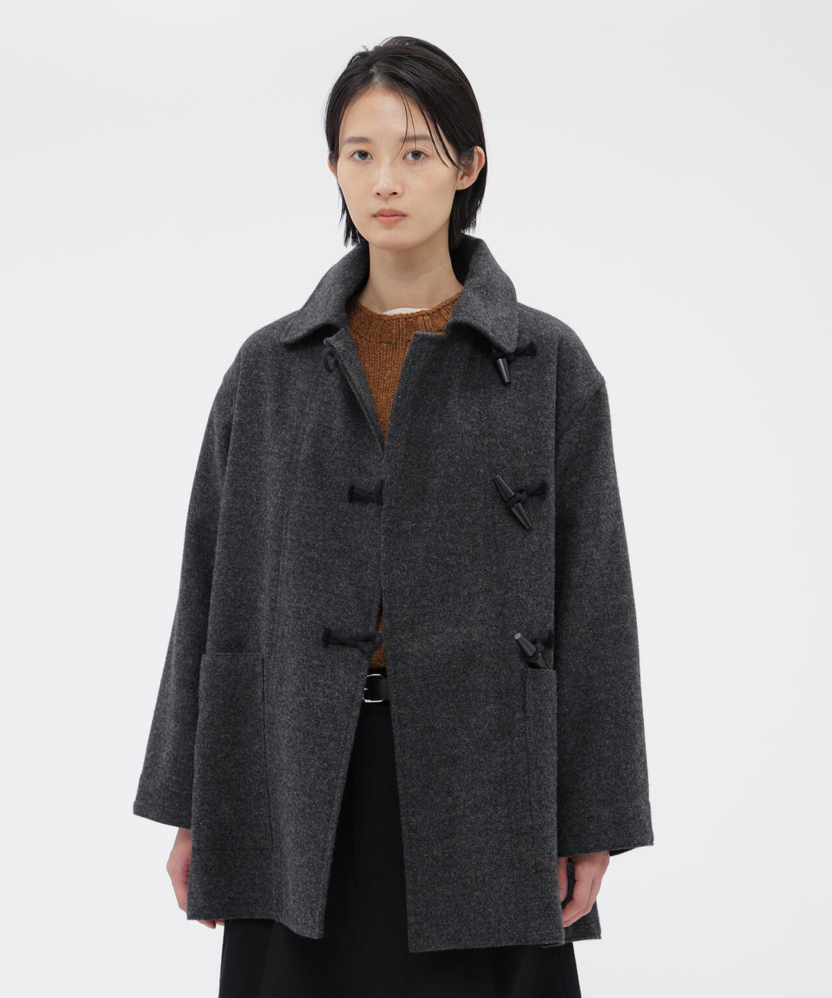 BASIC WOOL MELTON COAT