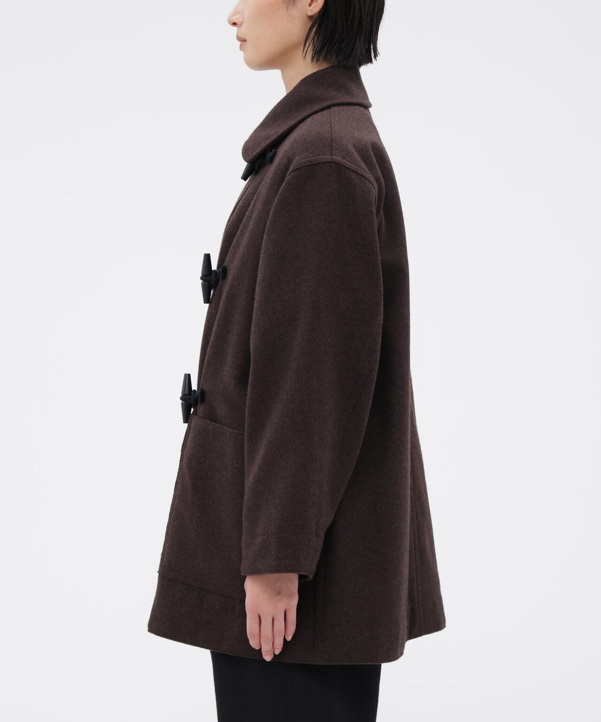 BASIC WOOL MELTON COAT