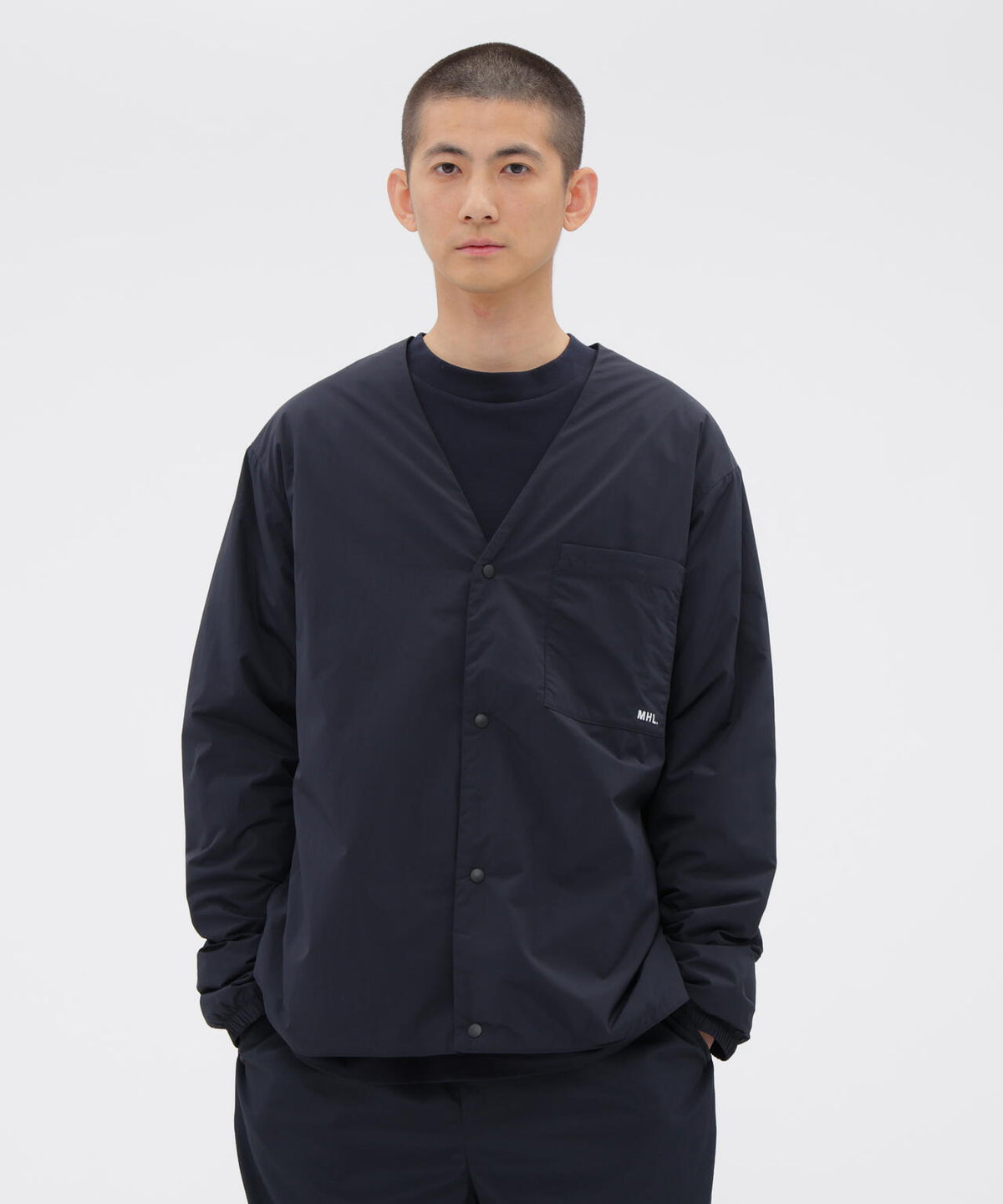 LIGHTWEIGHT NYLON POPLIN BLOUSON