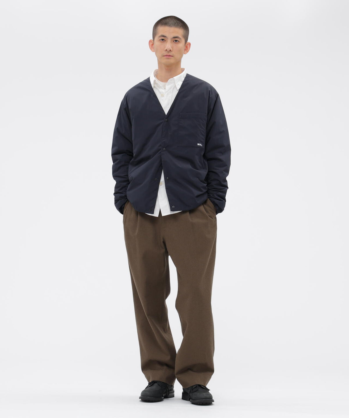 LIGHTWEIGHT NYLON POPLIN BLOUSON