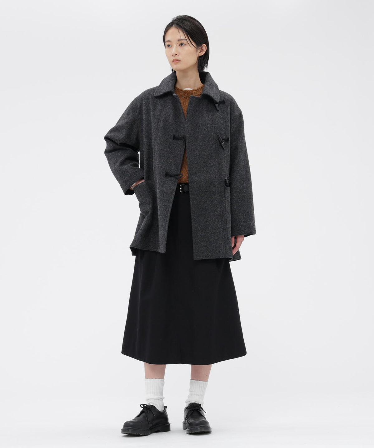 WOOL COTTON DRILL SKIRT