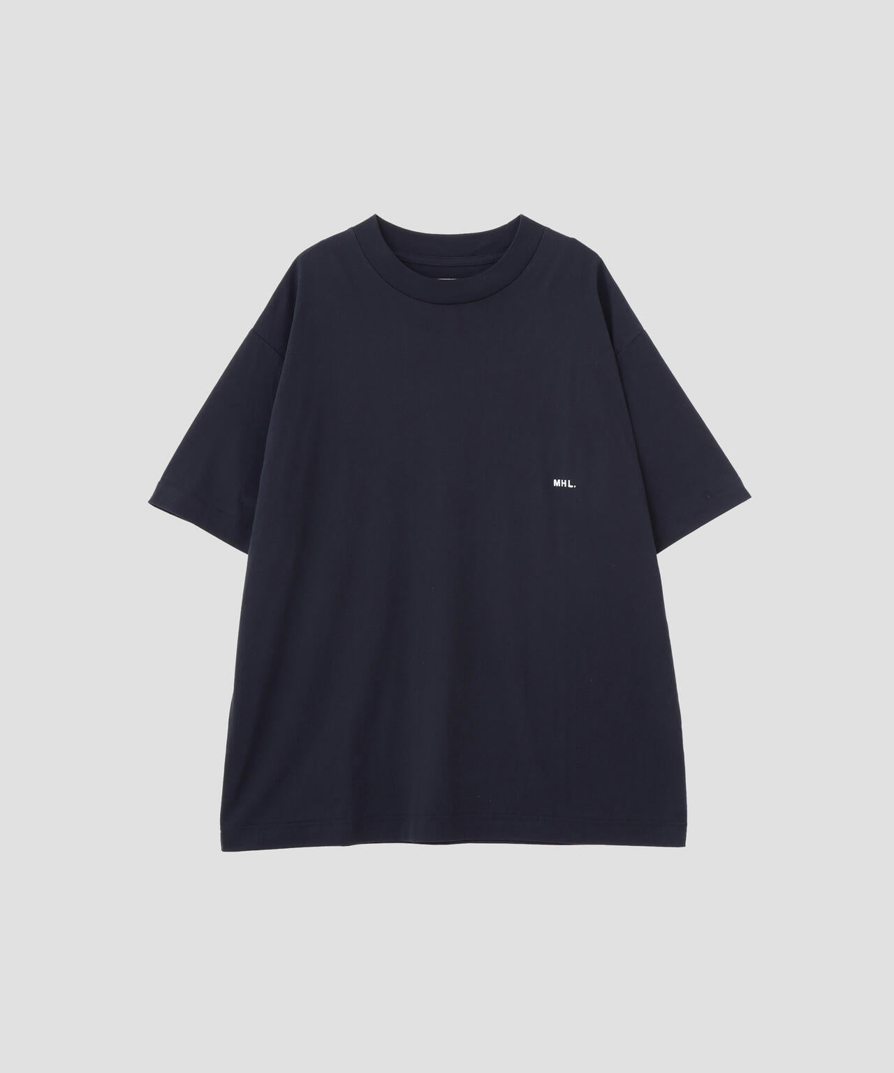 MHL. UTILITY WEAR COTTON POLYESTER PLAIN JERSEY TOP