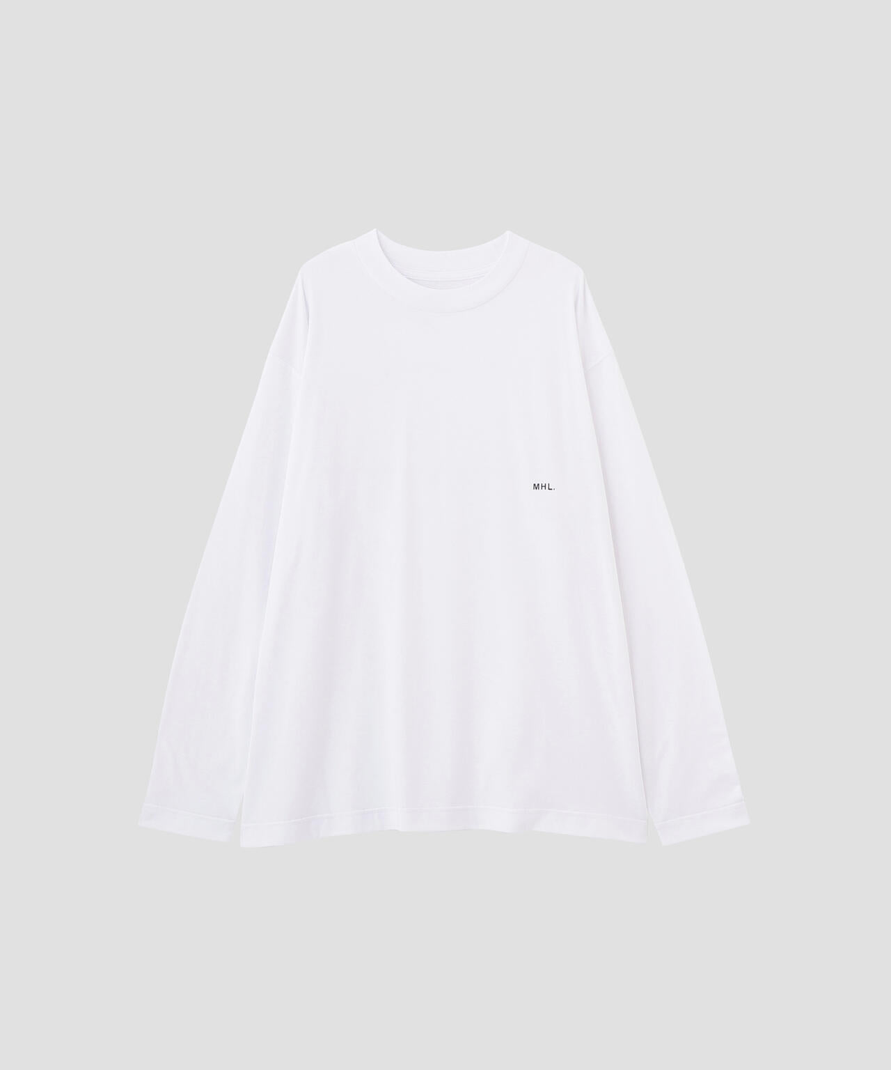 MHL. UTILITY WEAR COTTON POLYESTER PLAIN JERSEY TOP