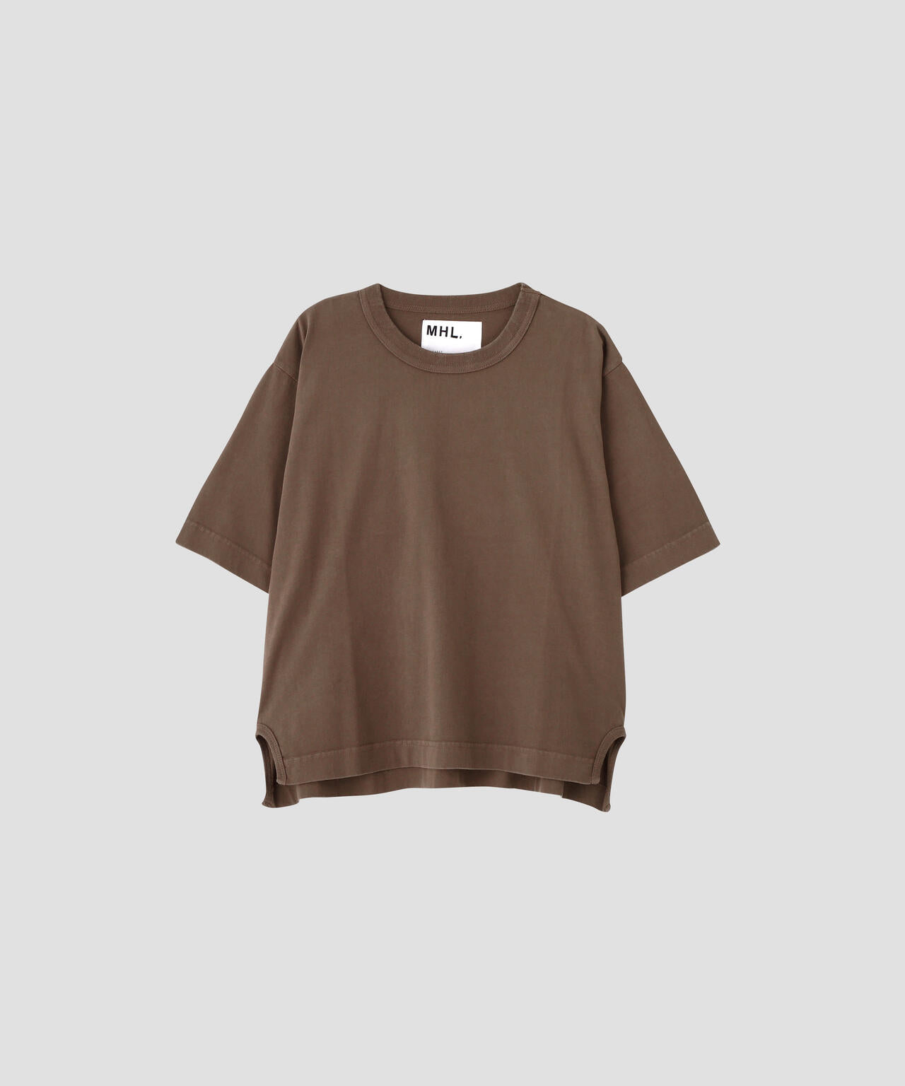 FADED ROUGH COTTON JERSEY TOP