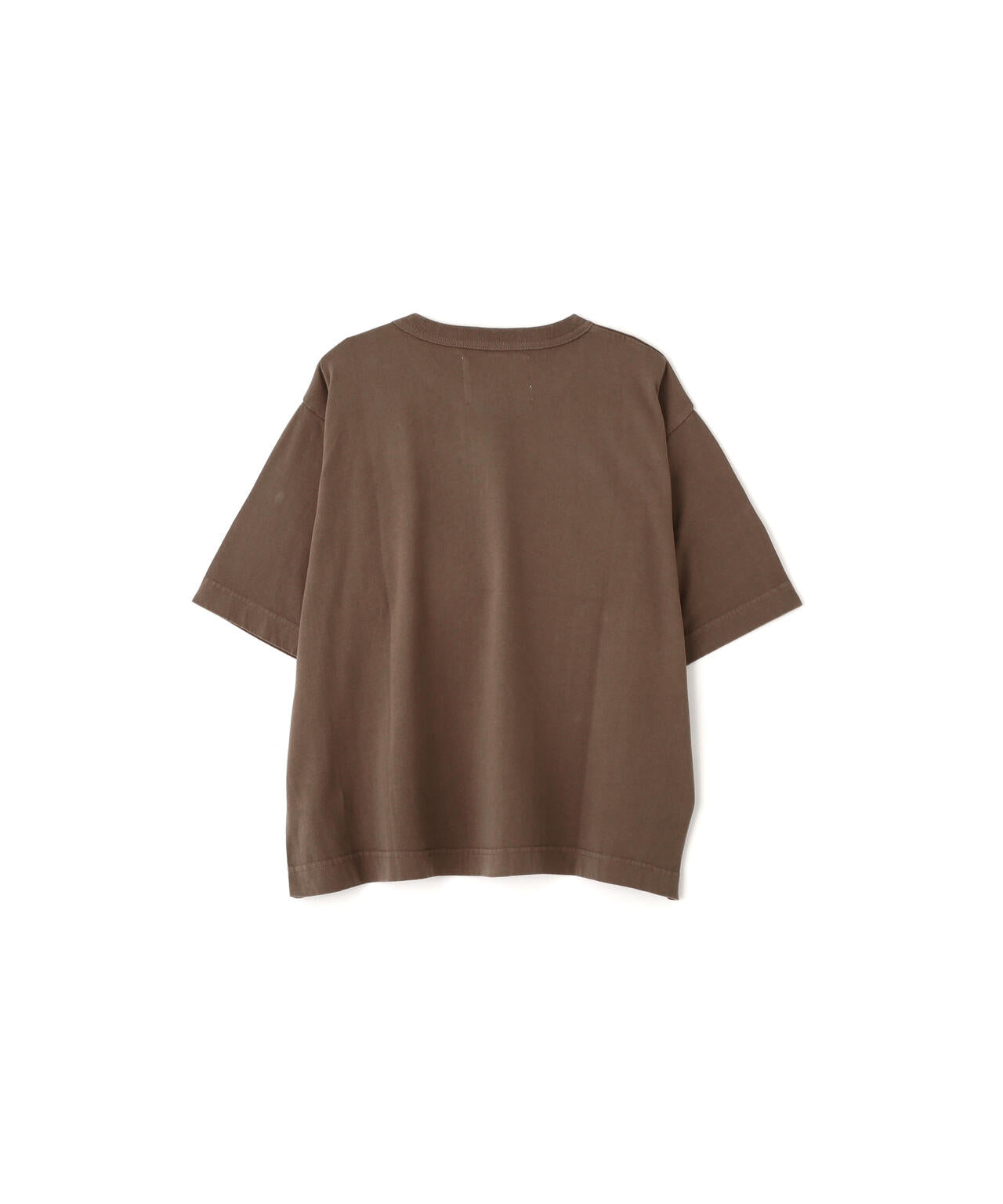 FADED ROUGH COTTON JERSEY TOP