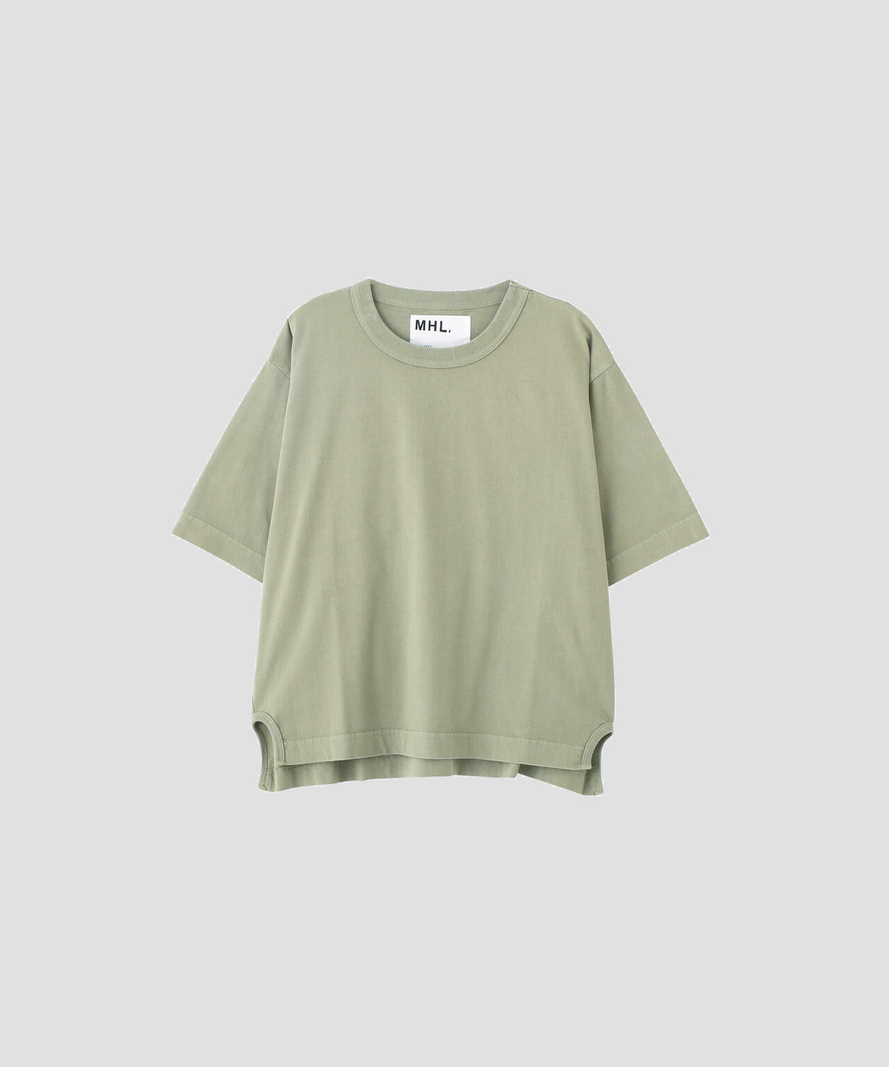 FADED ROUGH COTTON JERSEY TOP