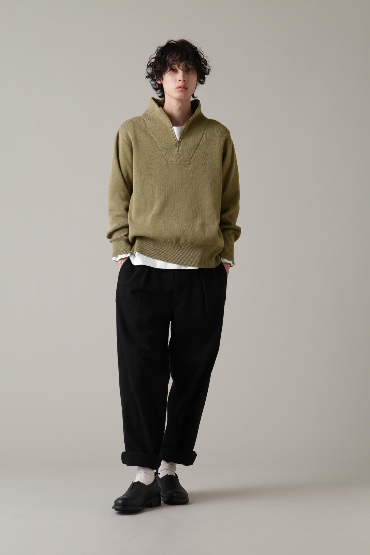 WORN LINEN COTTON DRILL