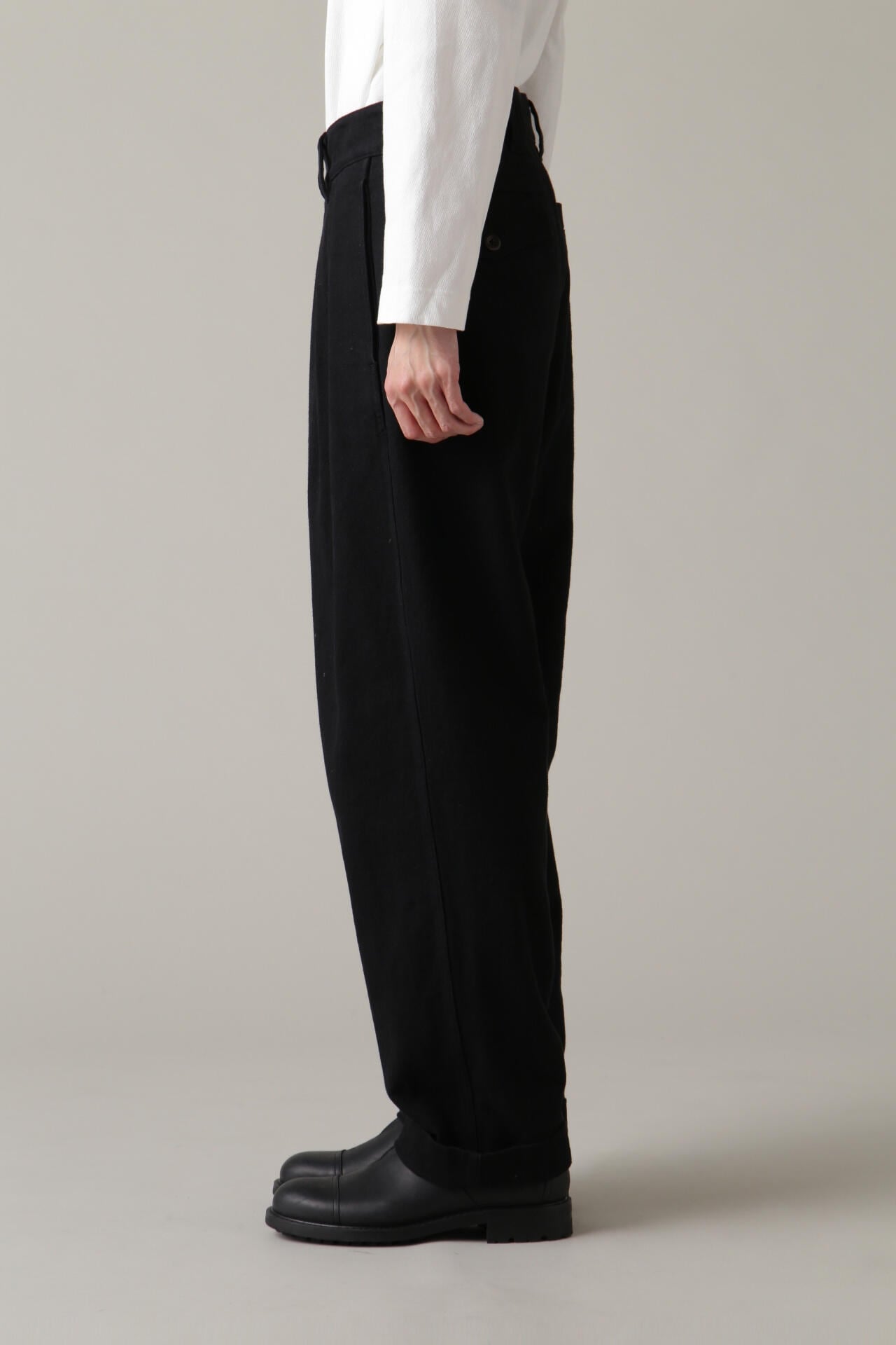 WORN LINEN COTTON DRILL