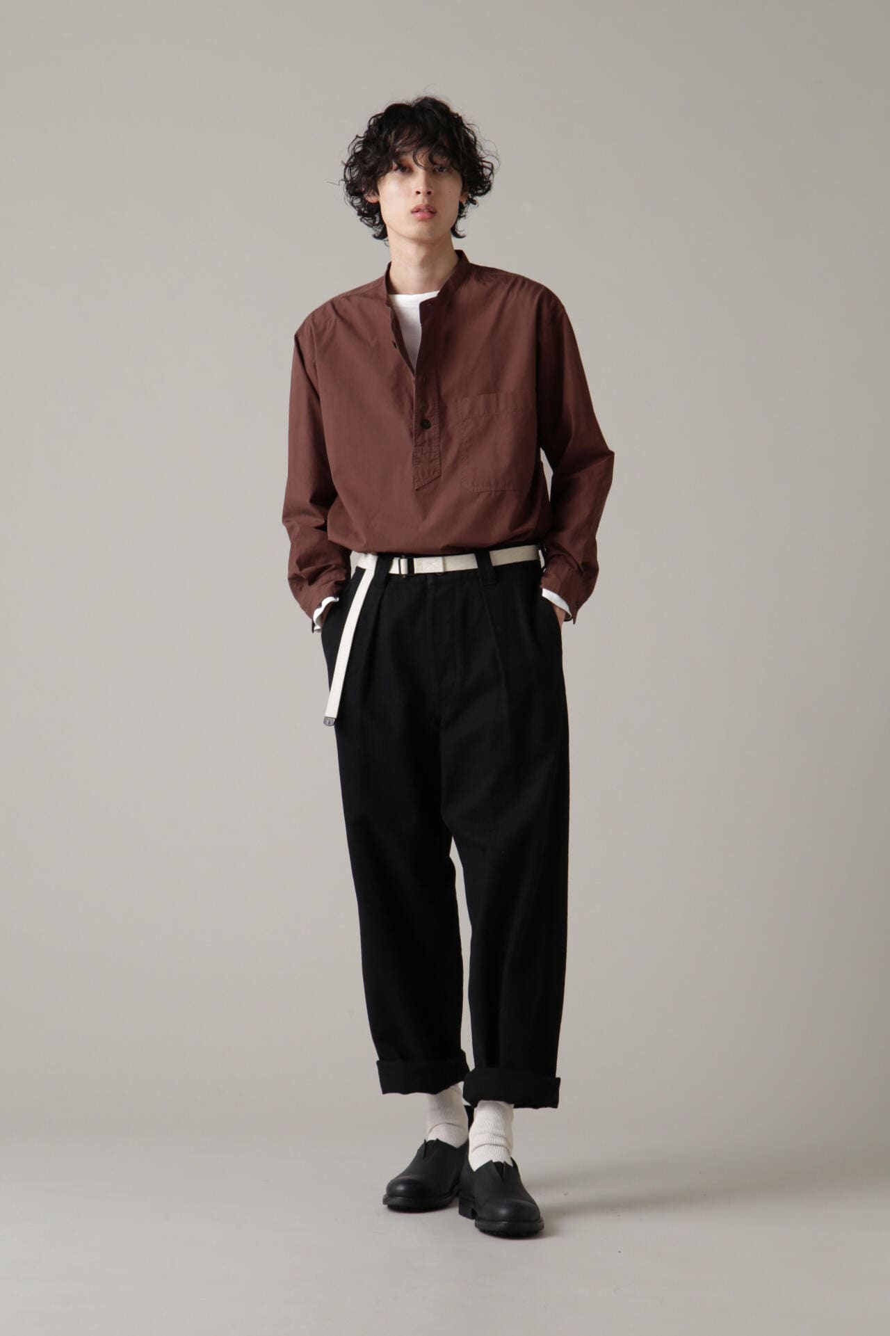 WORN LINEN COTTON DRILL