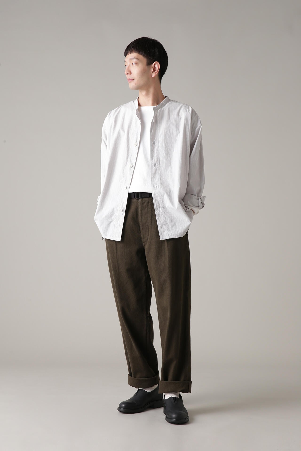 WORN LINEN COTTON DRILL