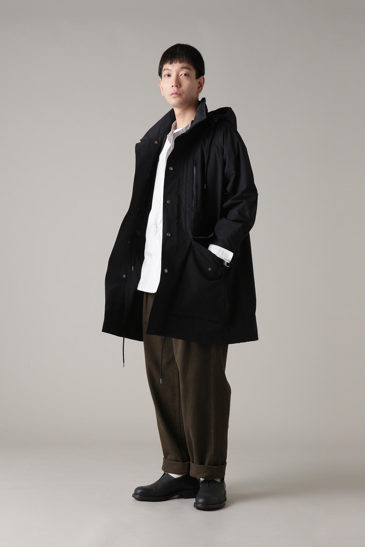 WORN LINEN COTTON DRILL