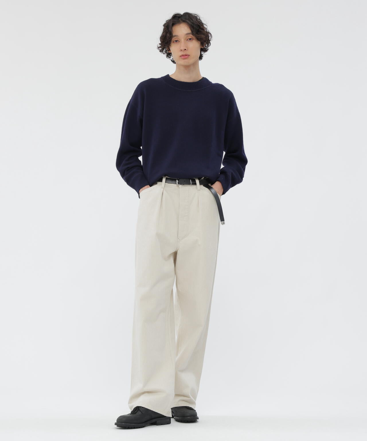 CANTON NATURAL DENIM TROUSERS