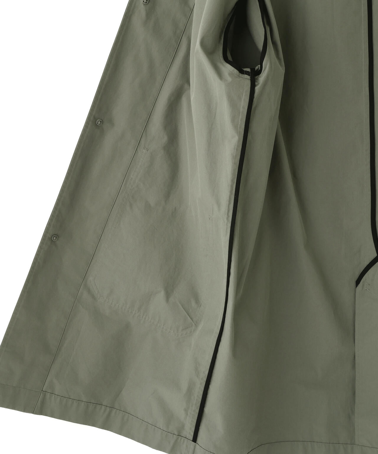 PROOFED COTTON POPLIN COAT