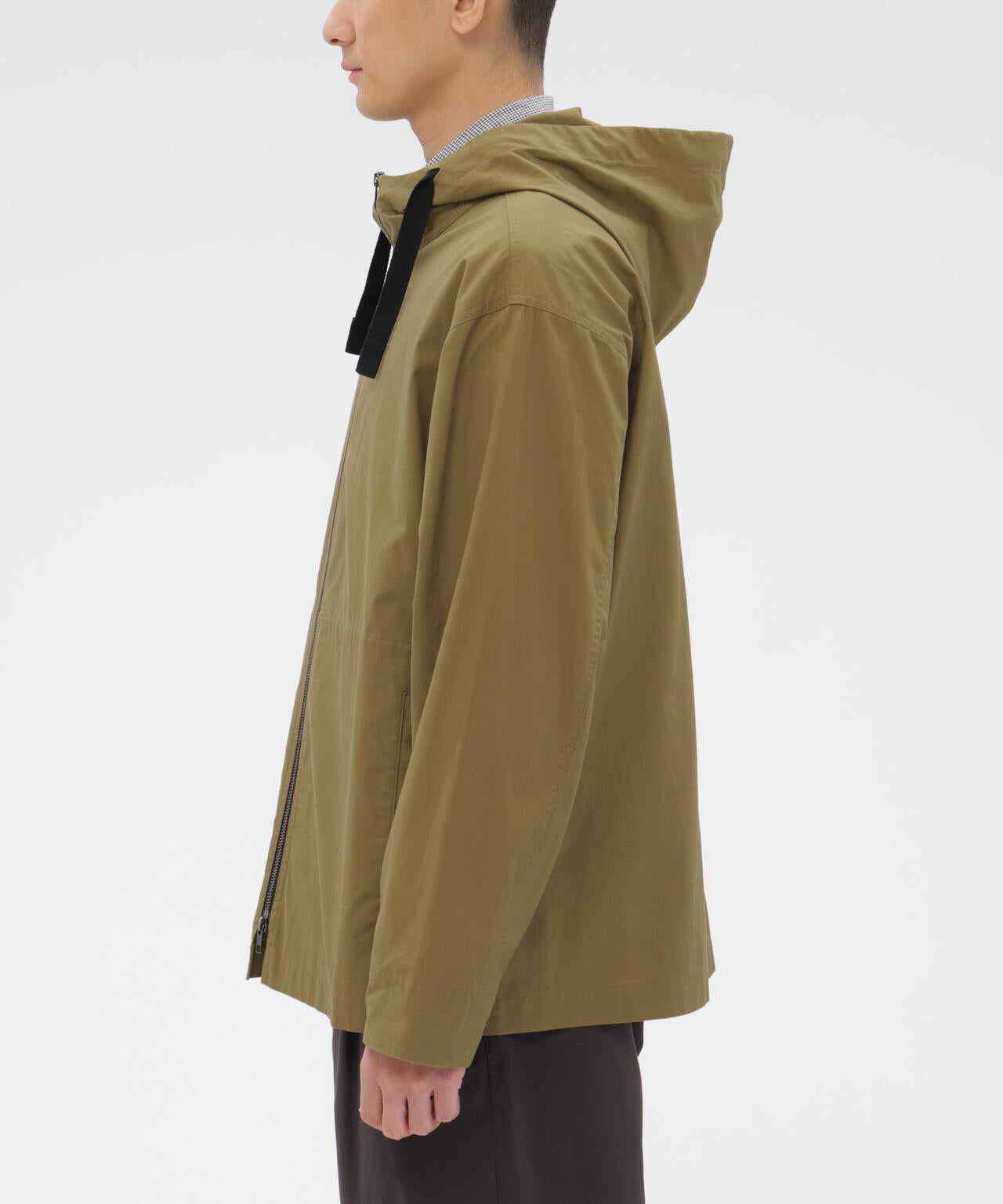 WASHED SLUB COTTON TWILL BLOUSON