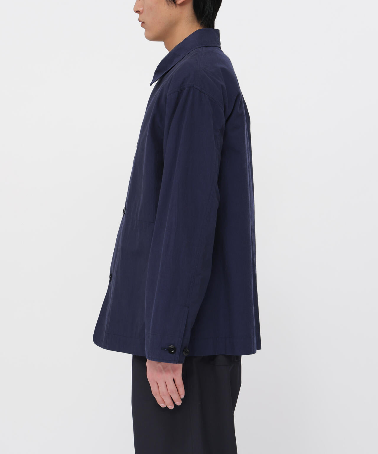 CRISP COTTON CHAMBRAY BLOUSON