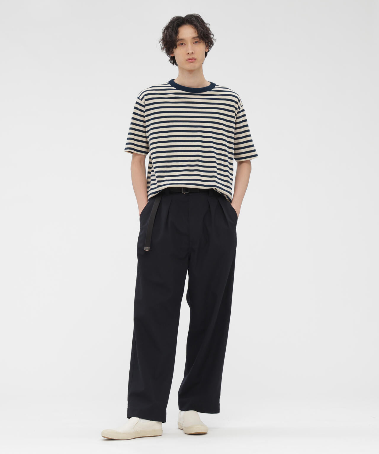 UNIFORM WOOL POLYESTER TROUSERS
