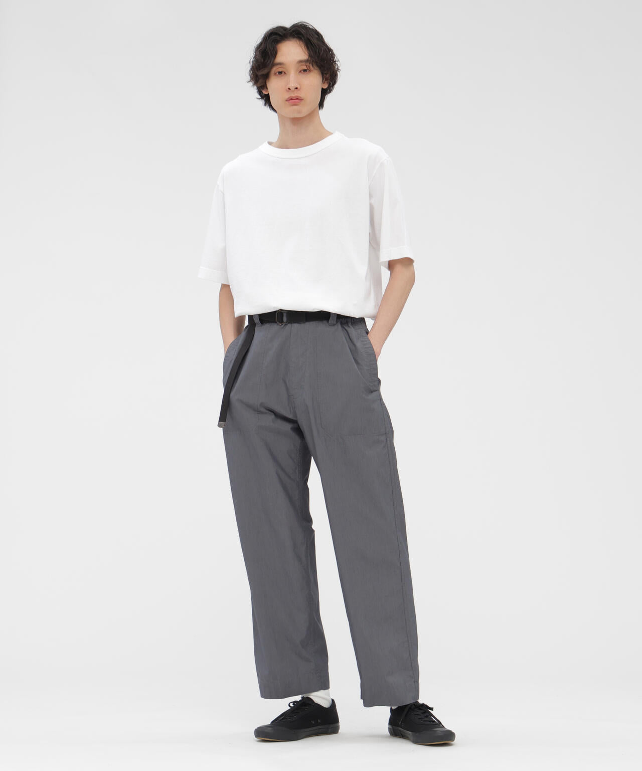 SUPERLIGHT COTTON NYLON TROUSERS