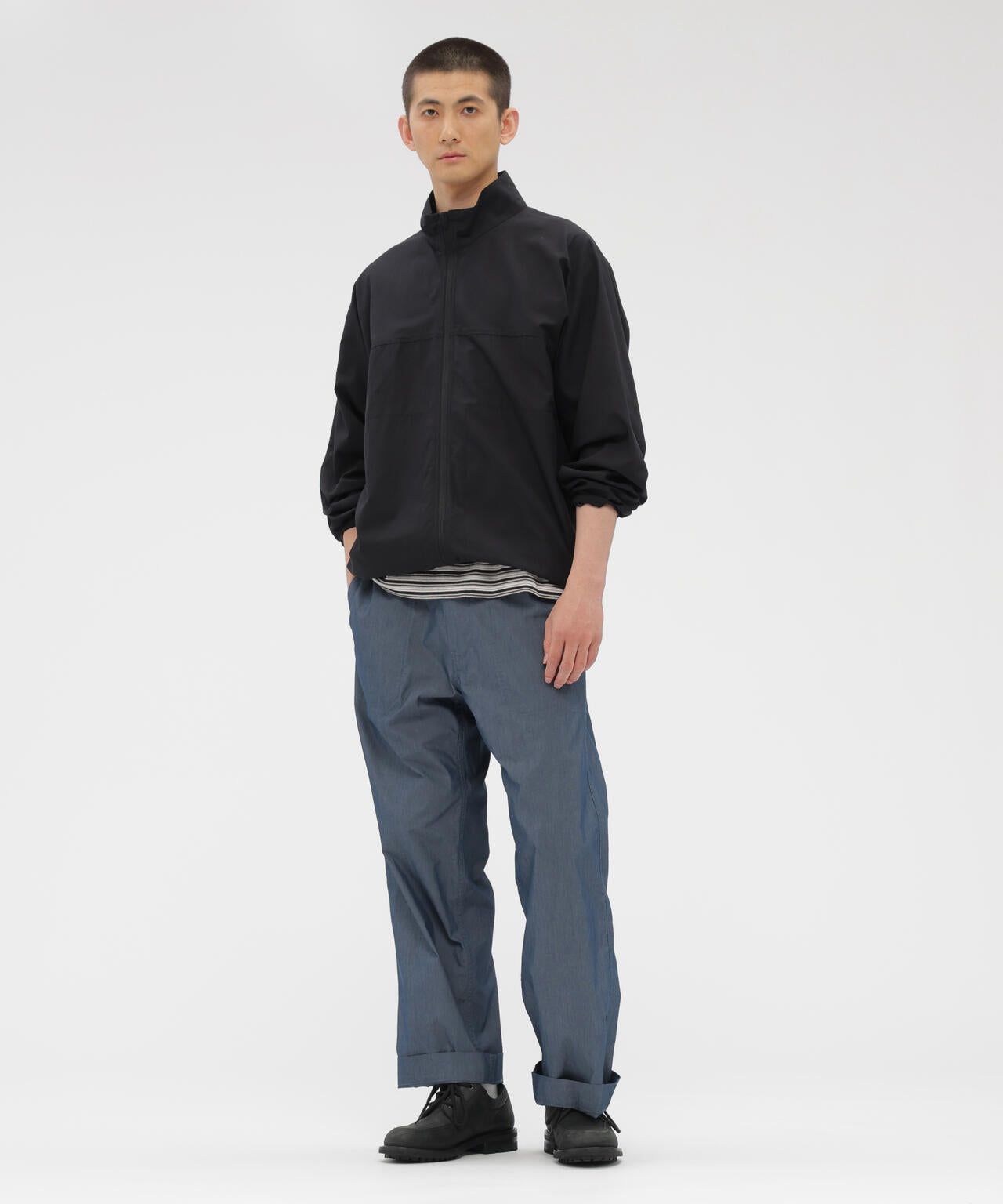 SUPERLIGHT COTTON NYLON TROUSERS