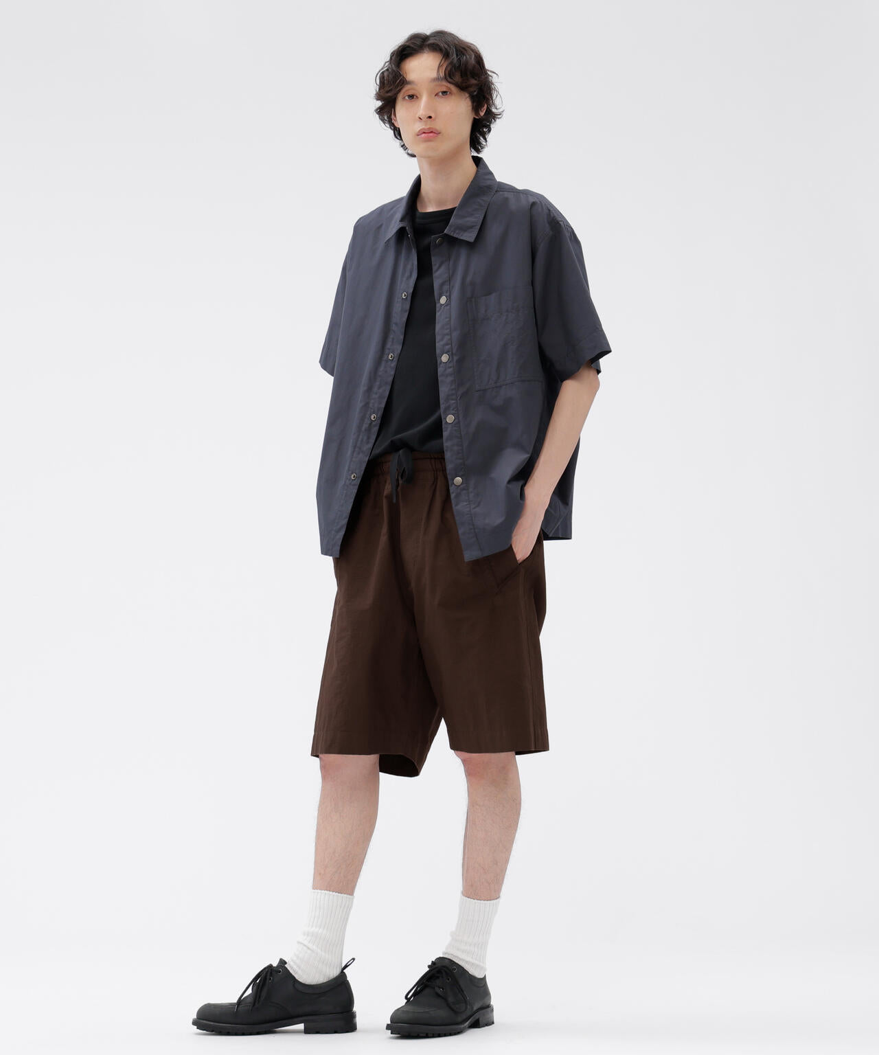 LIGHTWEIGHT COTTON NYLON TWILL TROUSERS