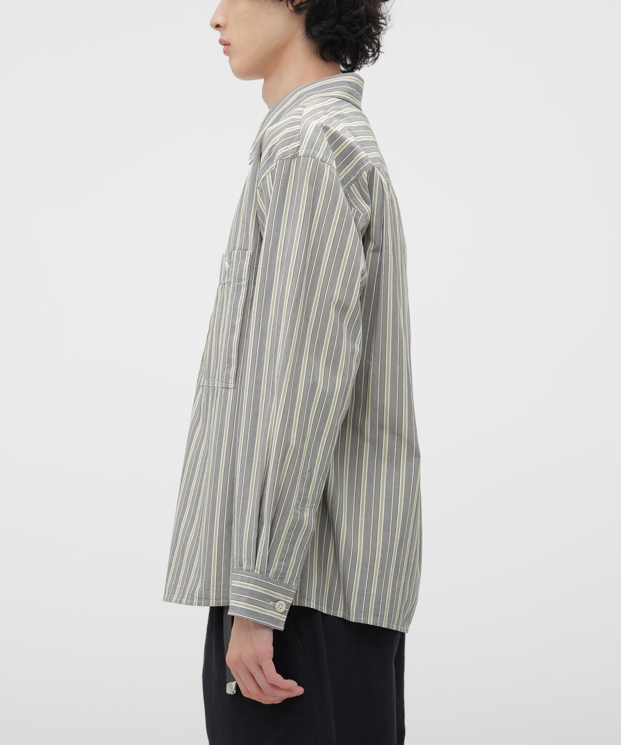 PYJAMA STRIPE COTTON SHIRT