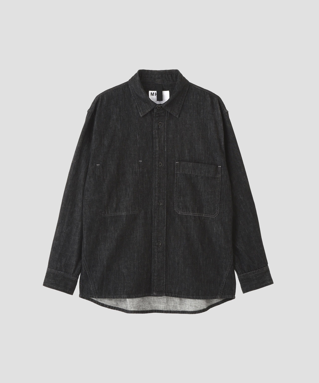 CANTON BLACK LIGHT DENIM SHIRT