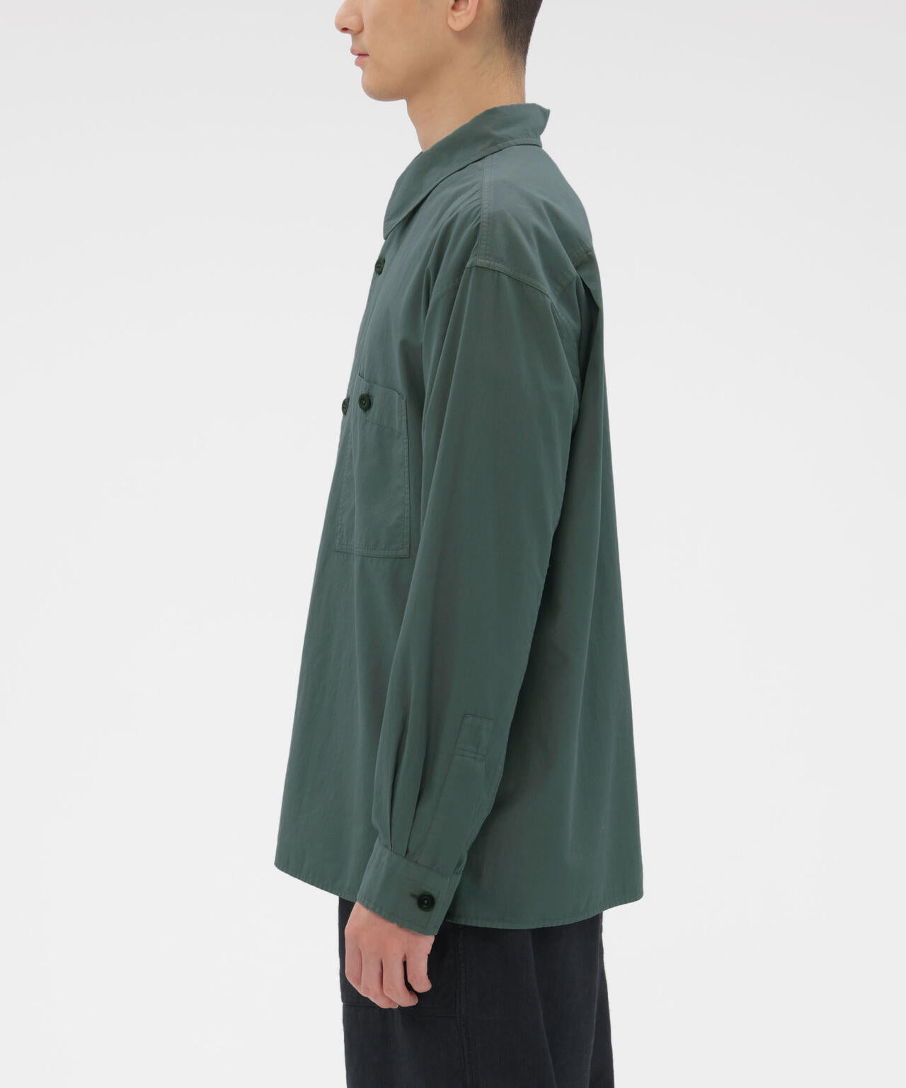 GARMENT DYE COTTON SHIRTING SHIRT