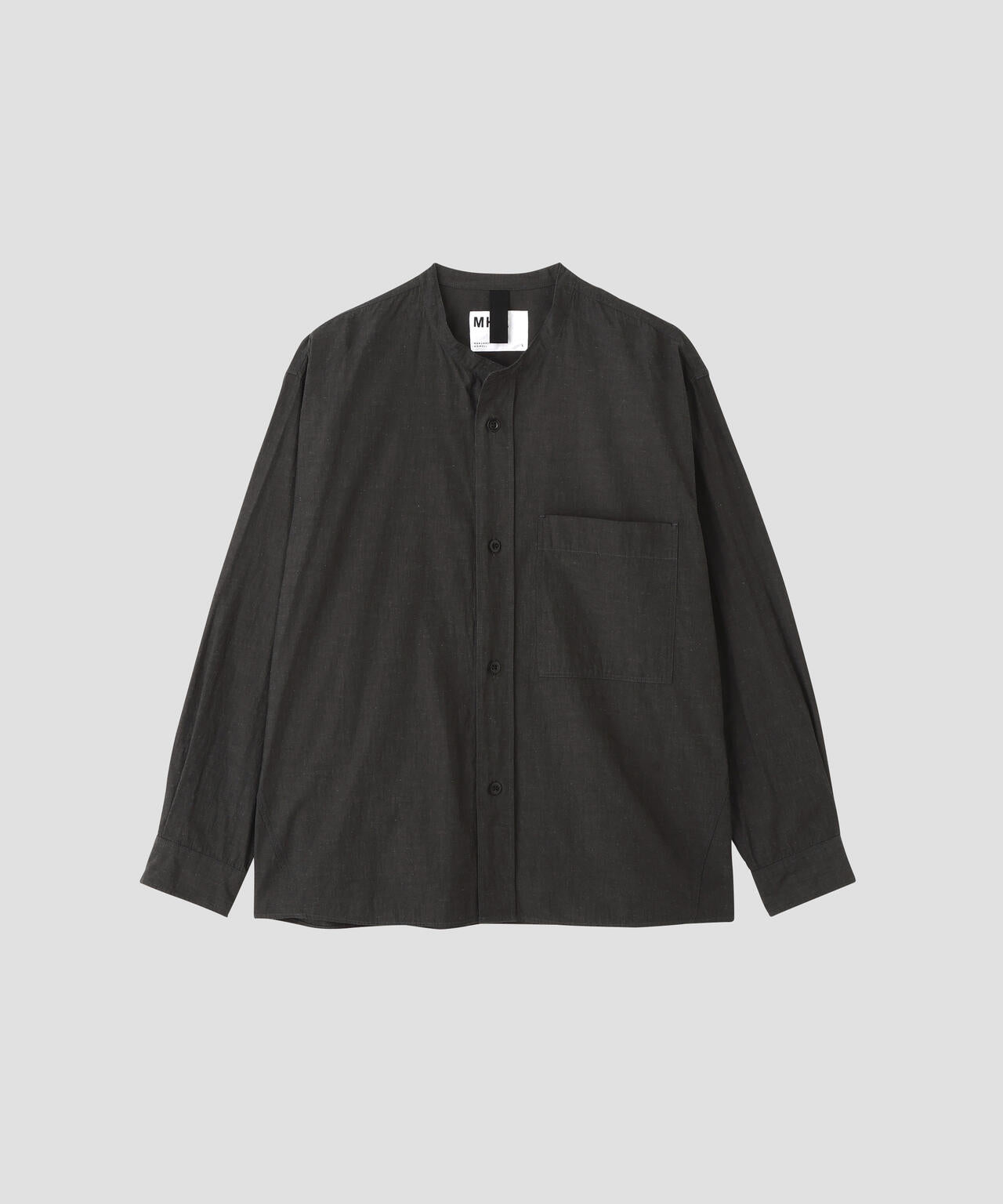 WASHED DRY COTTON LINEN SHIRT