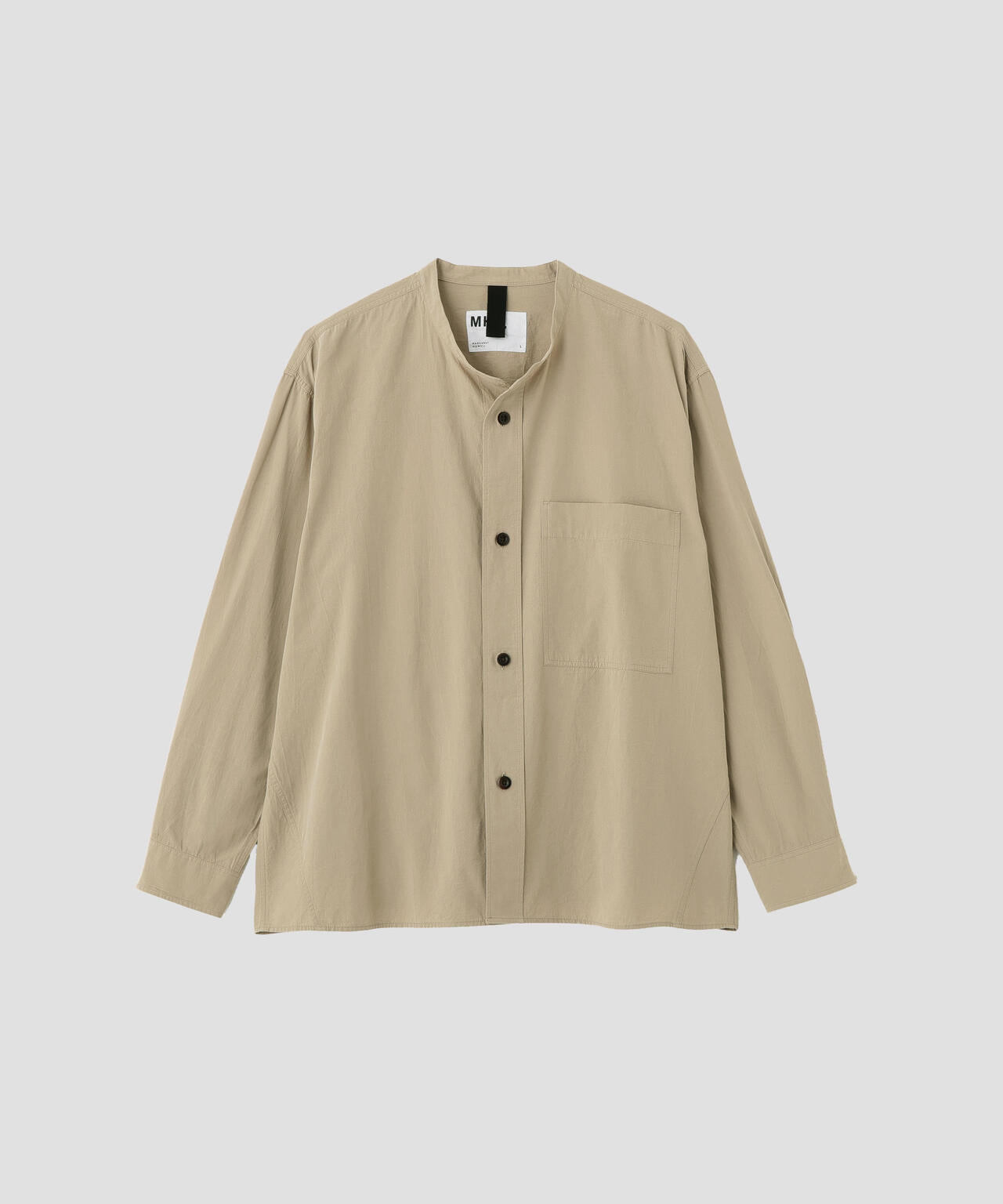 WASHED DRY COTTON LINEN SHIRT